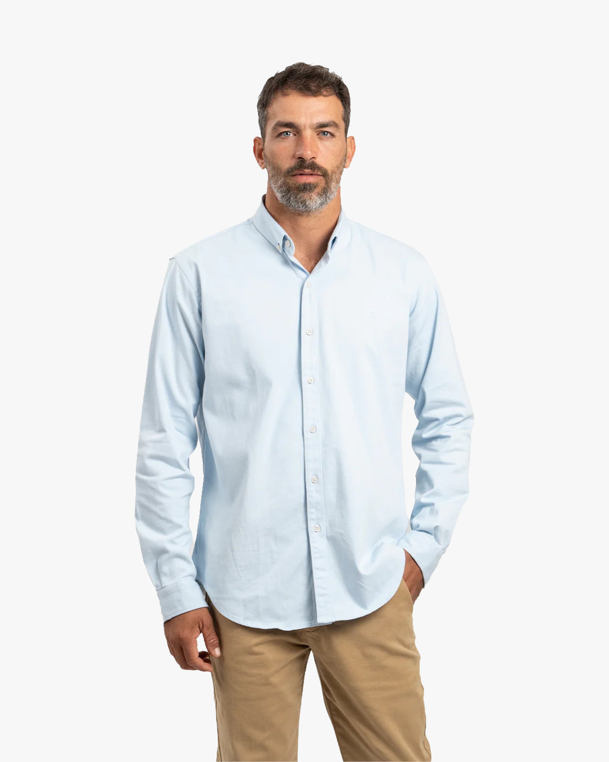 Camisa Drill Celeste - Trauko