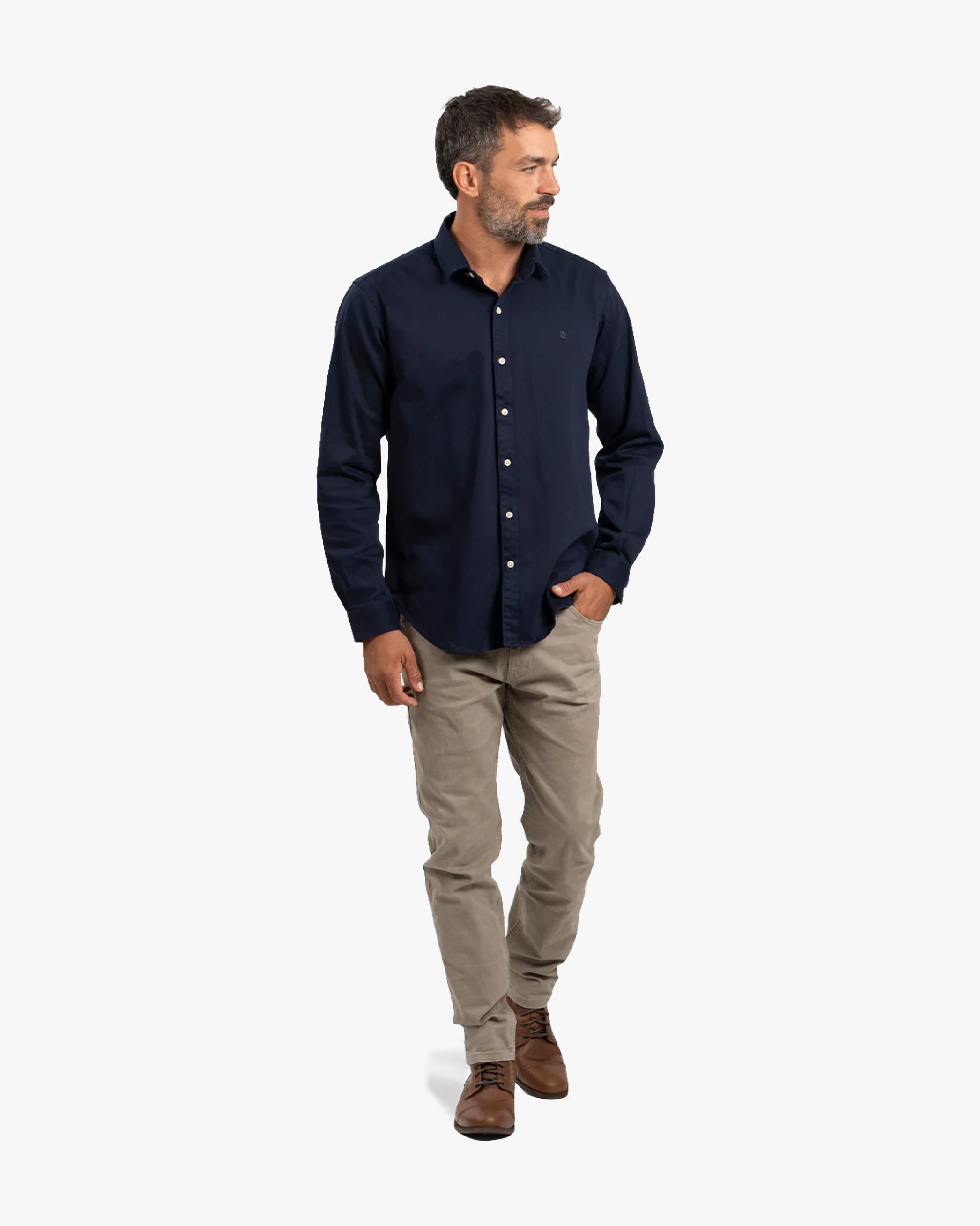 Camisa Drill Navy - Trauko