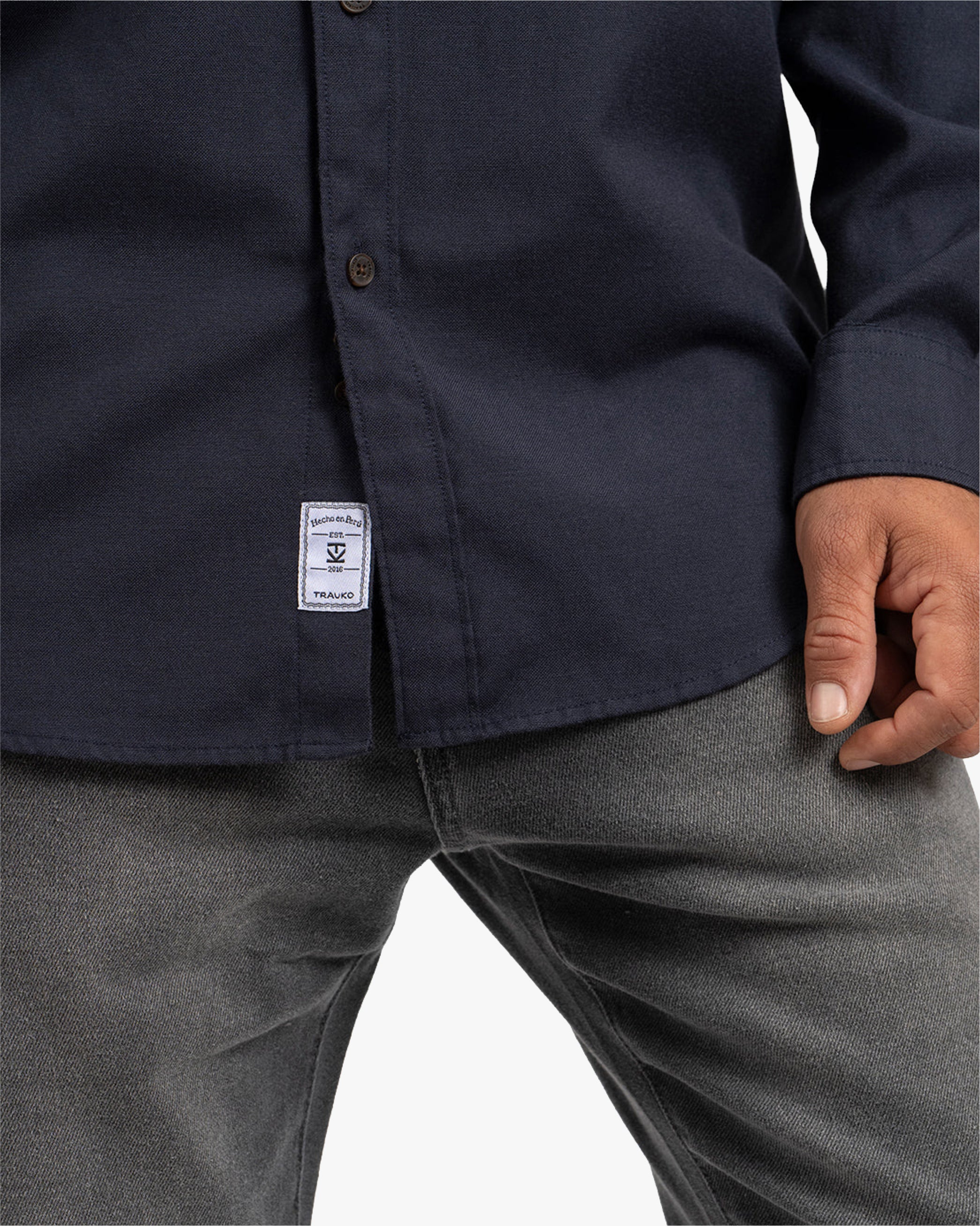 Camisa Oxford Navy - Trauko