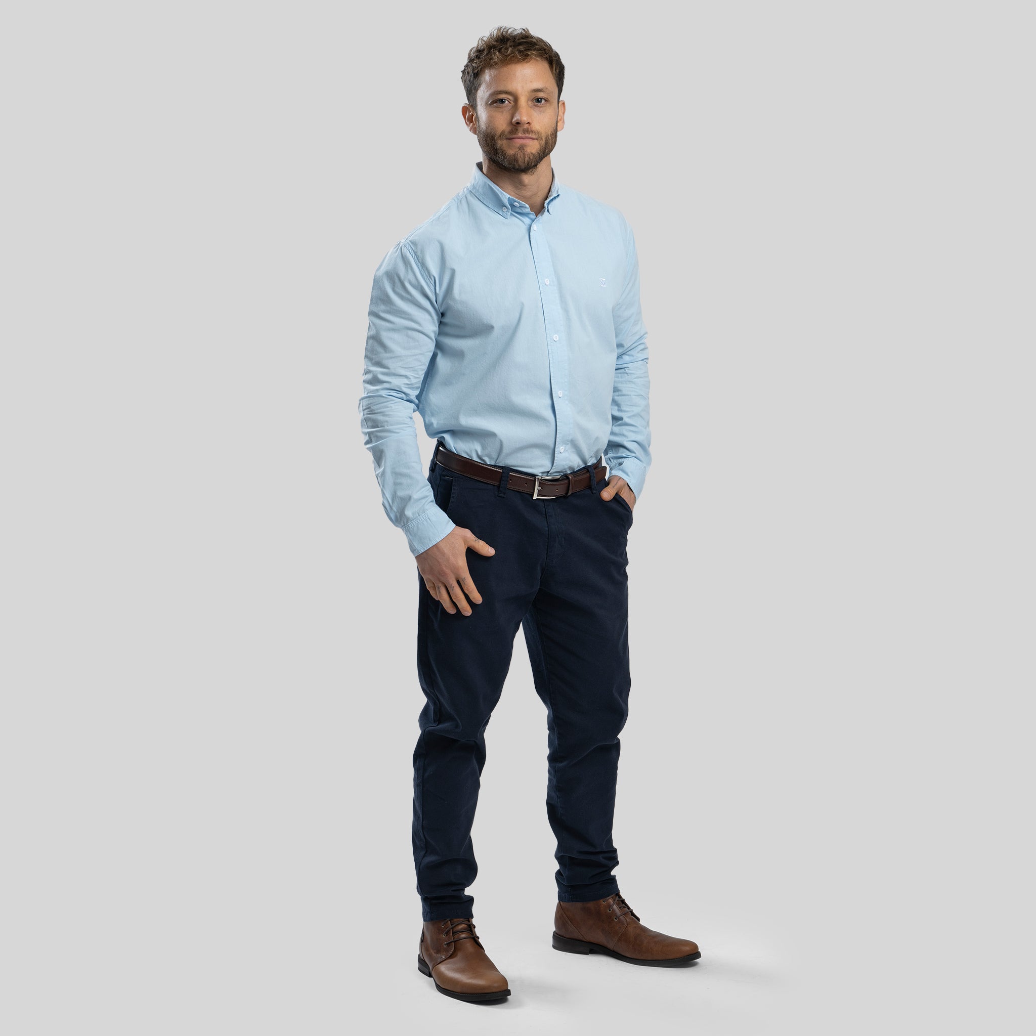 Camisa Oxford Sky - Trauko
