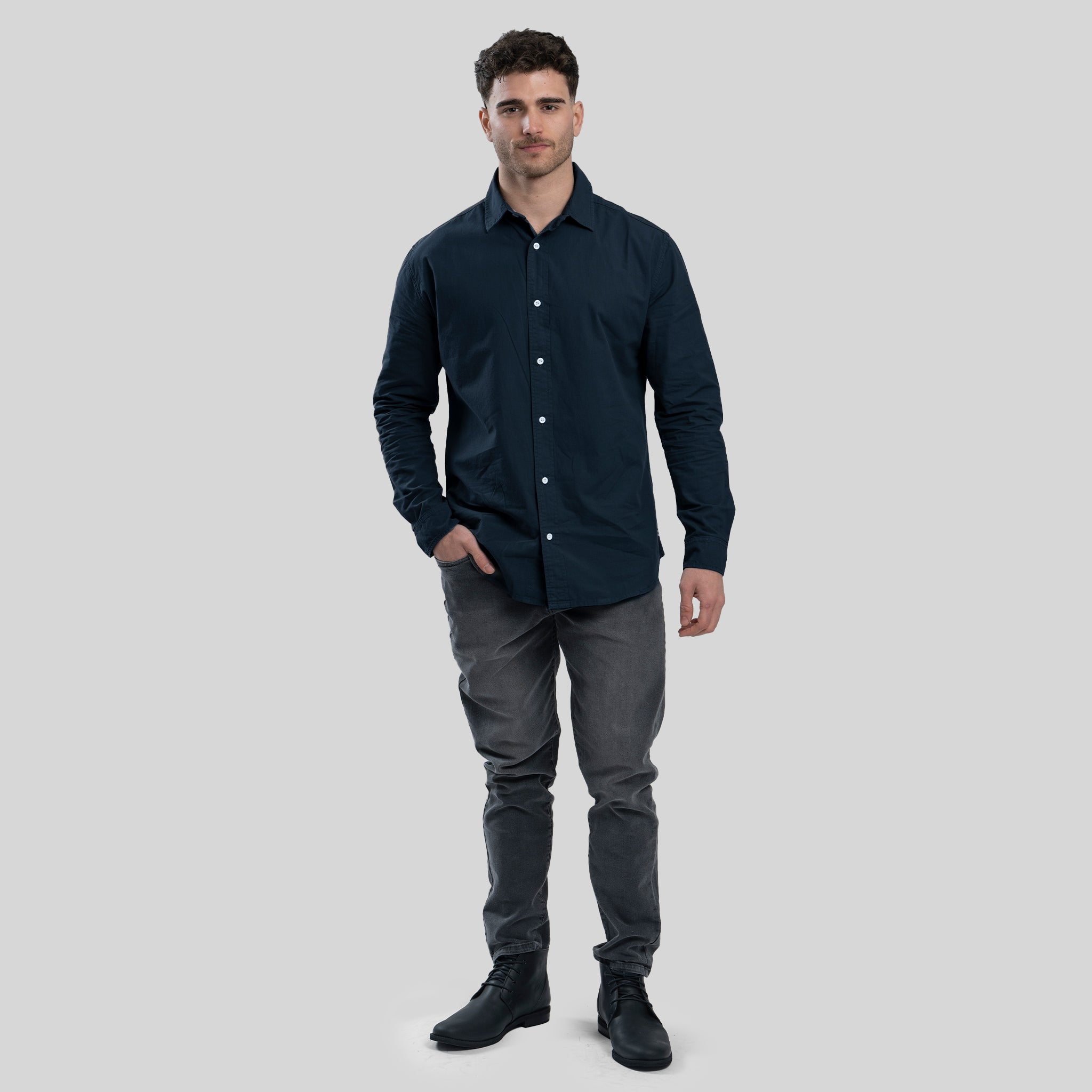 Camisa Sport Navy - Trauko