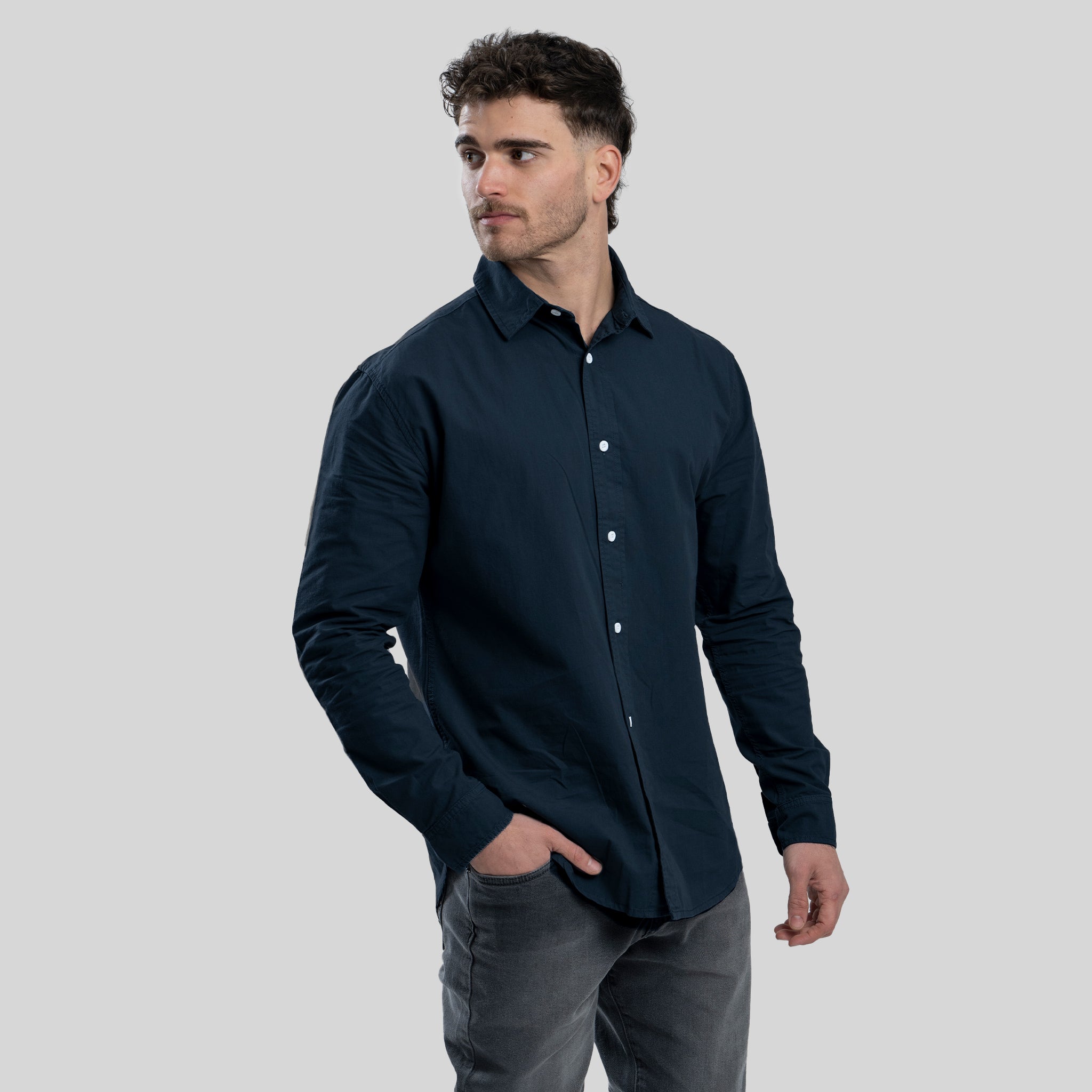 Camisa Sport Navy - Trauko