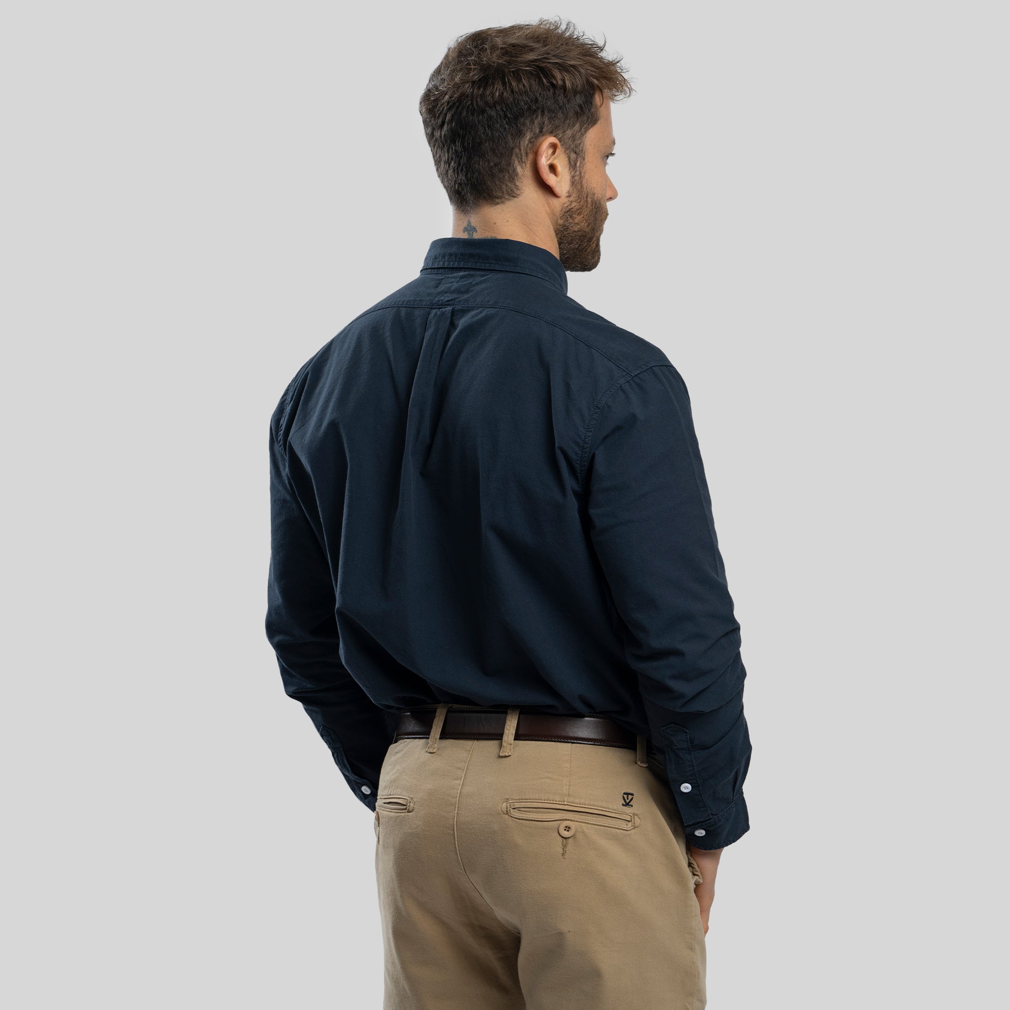 Camisa Oxford Navy - Trauko