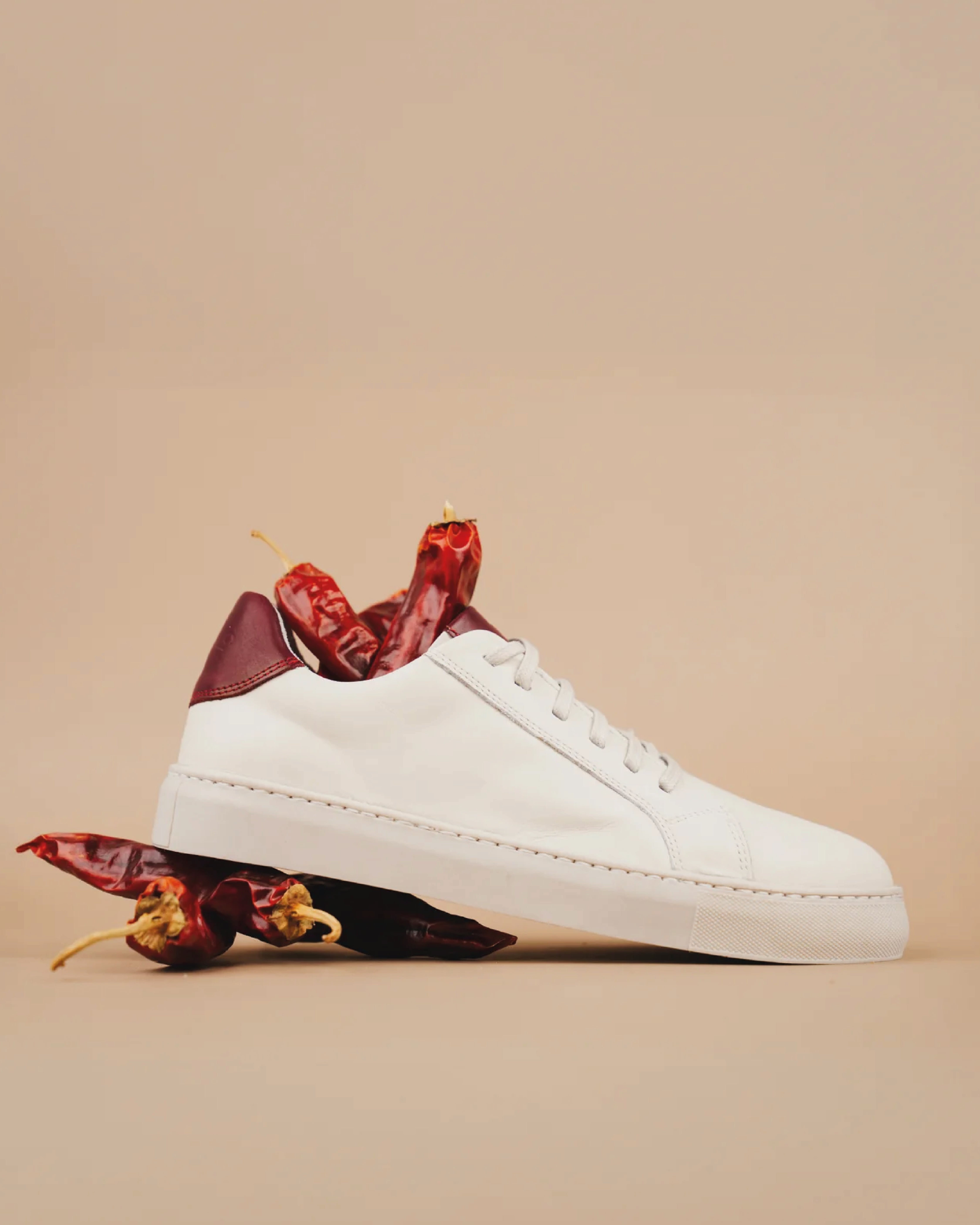 Zapatilla Hombre Montblanc Blanco/Burdeo