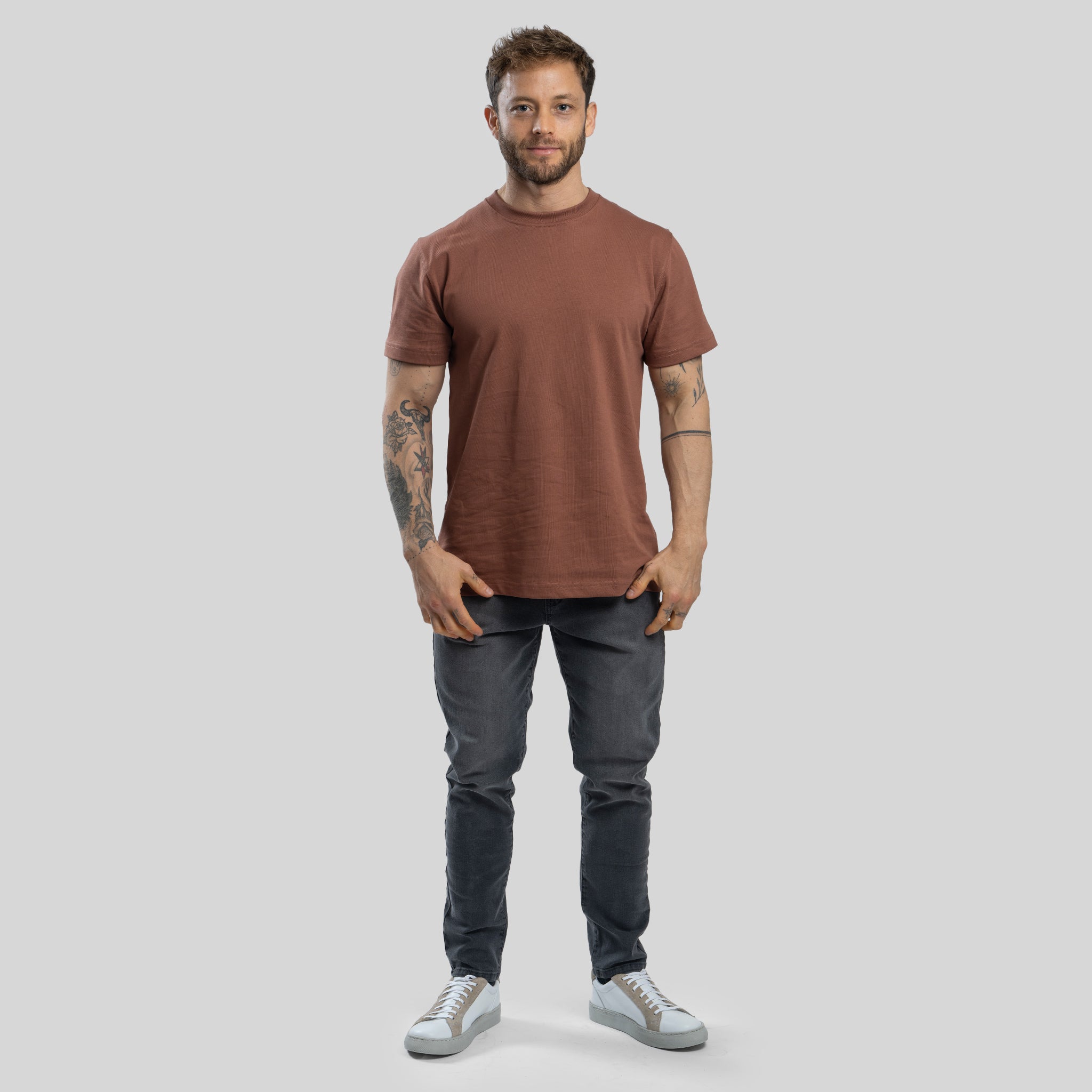 Polera Pima Terracota - Trauko