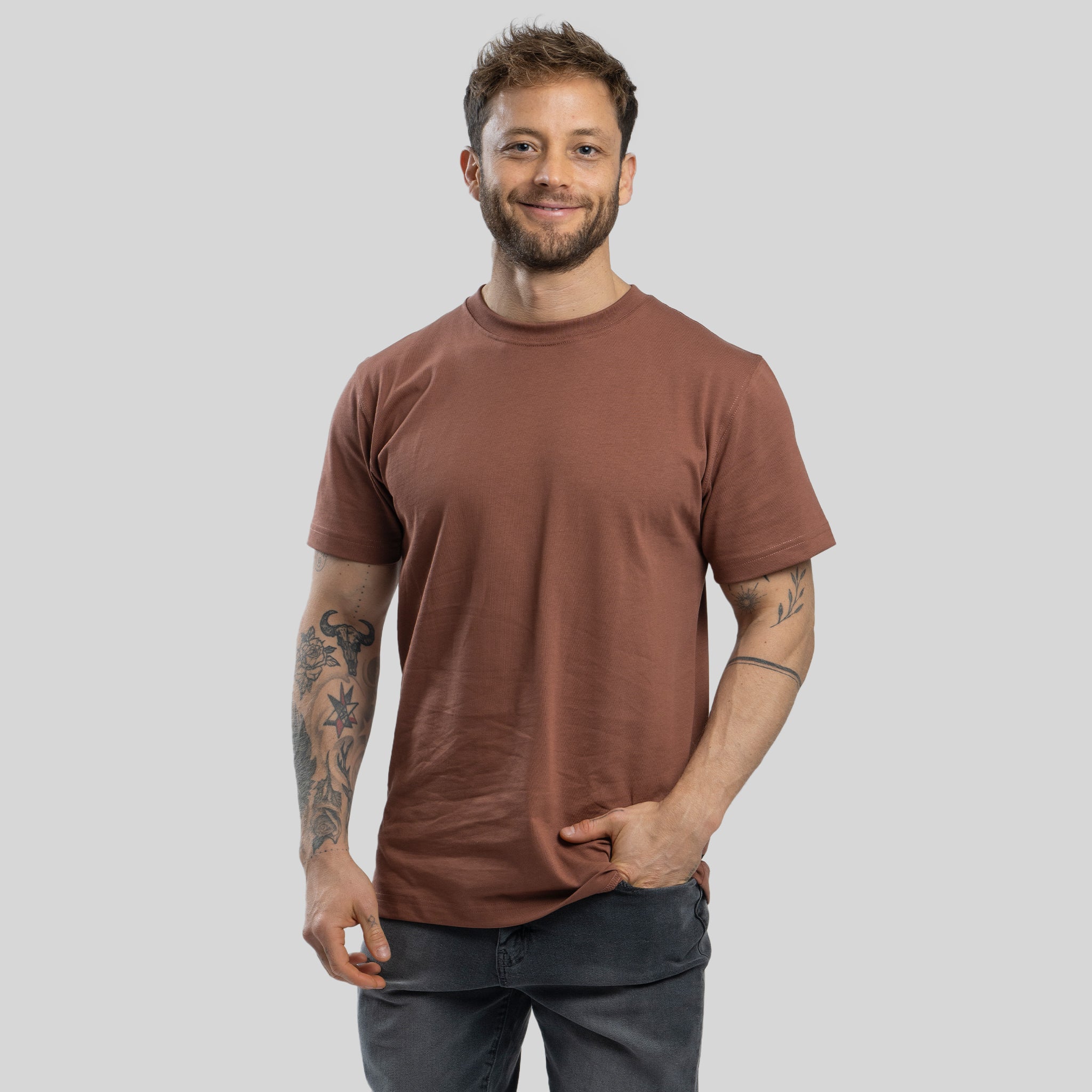 Polera Pima Terracota - Trauko