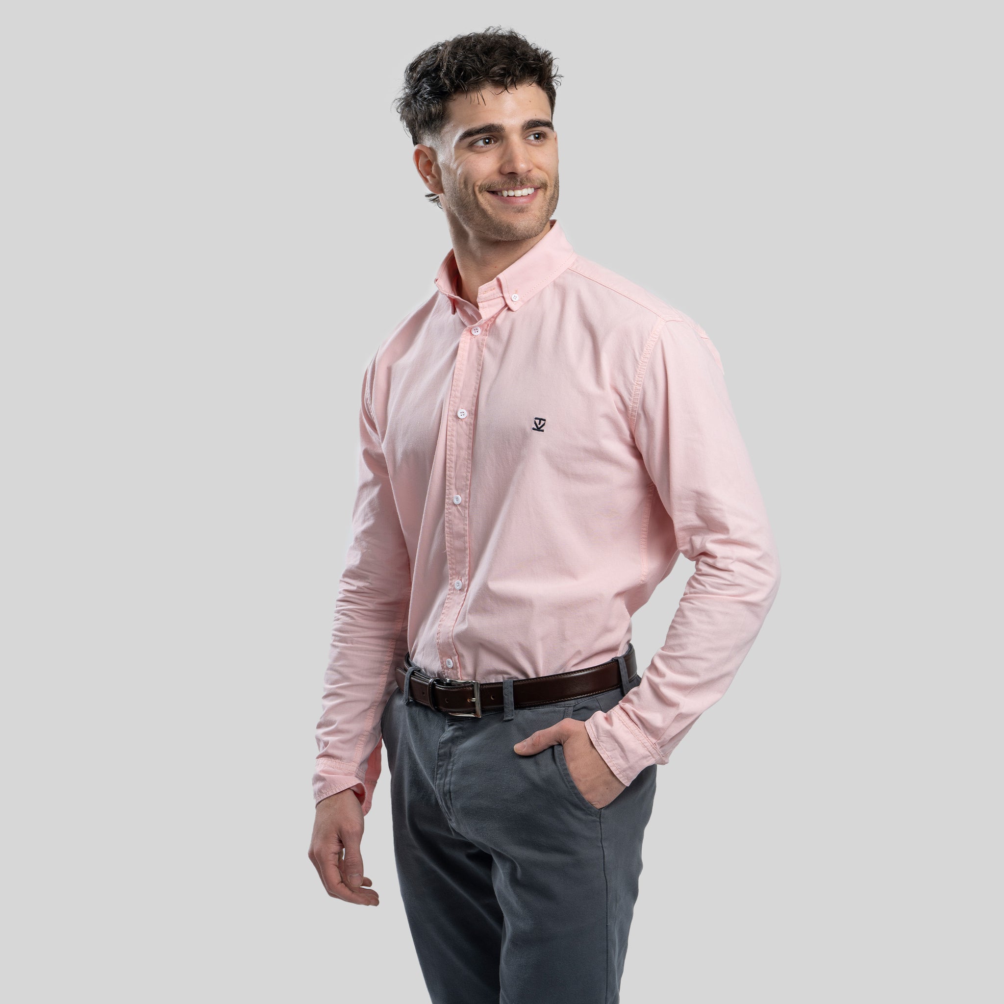 Camisa Oxford Rose - Trauko