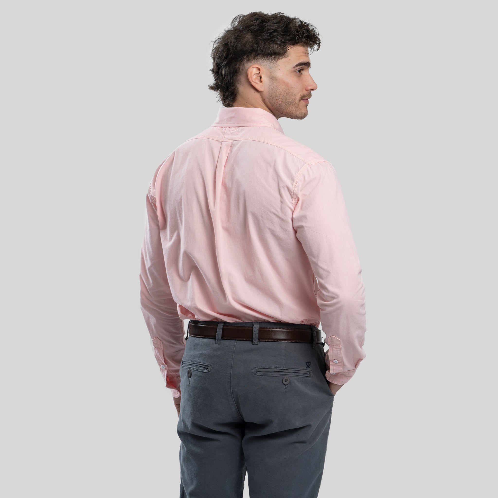 Camisa Oxford Rose - Trauko