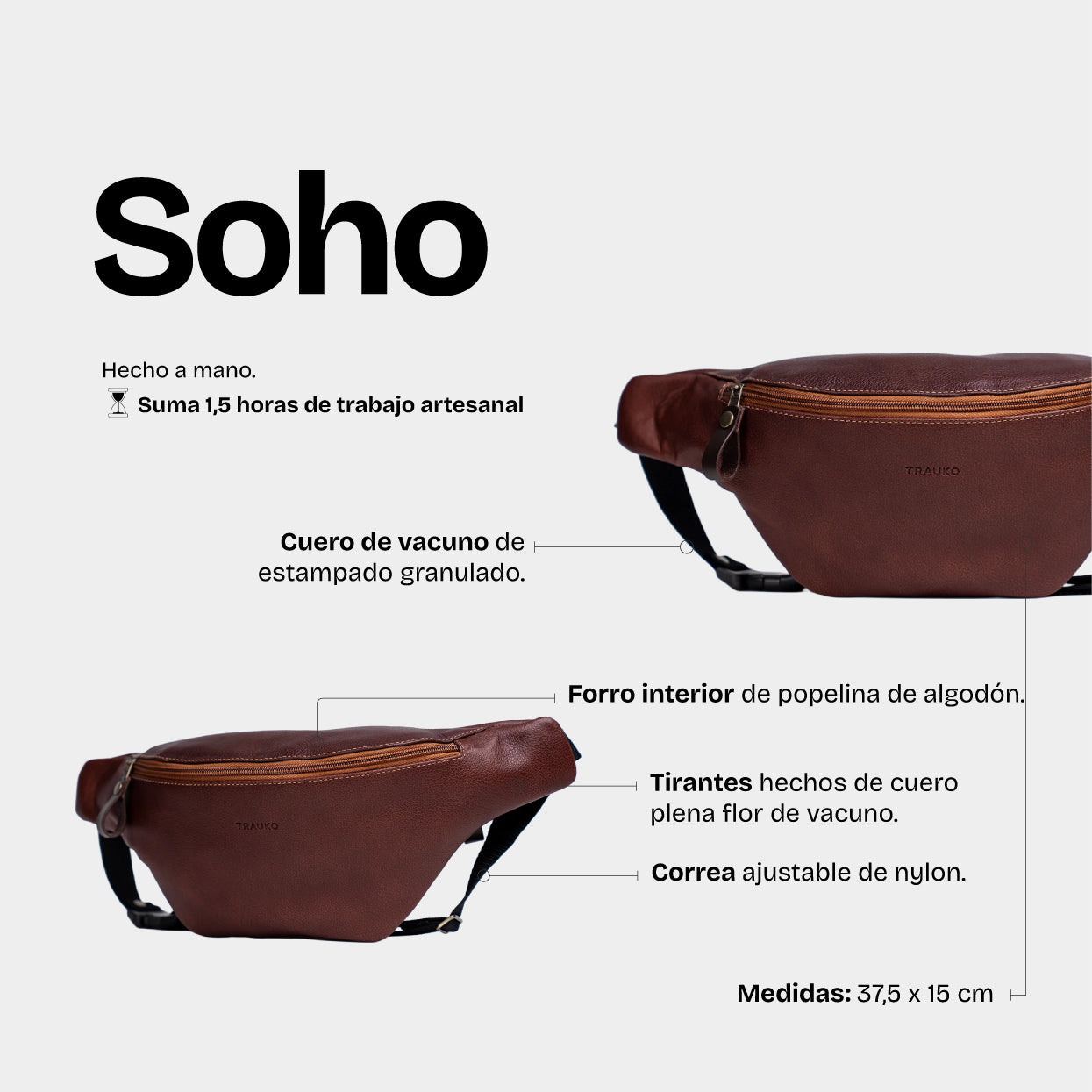 Banano Soho Castaño - Trauko