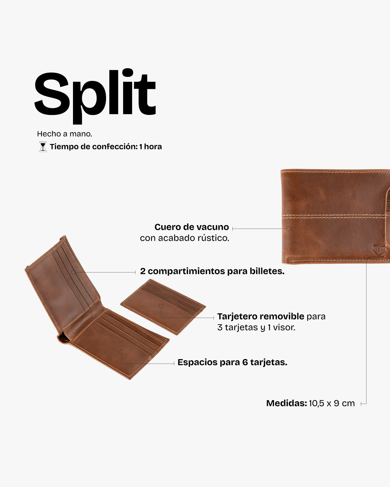 Billetera Split Café - Trauko