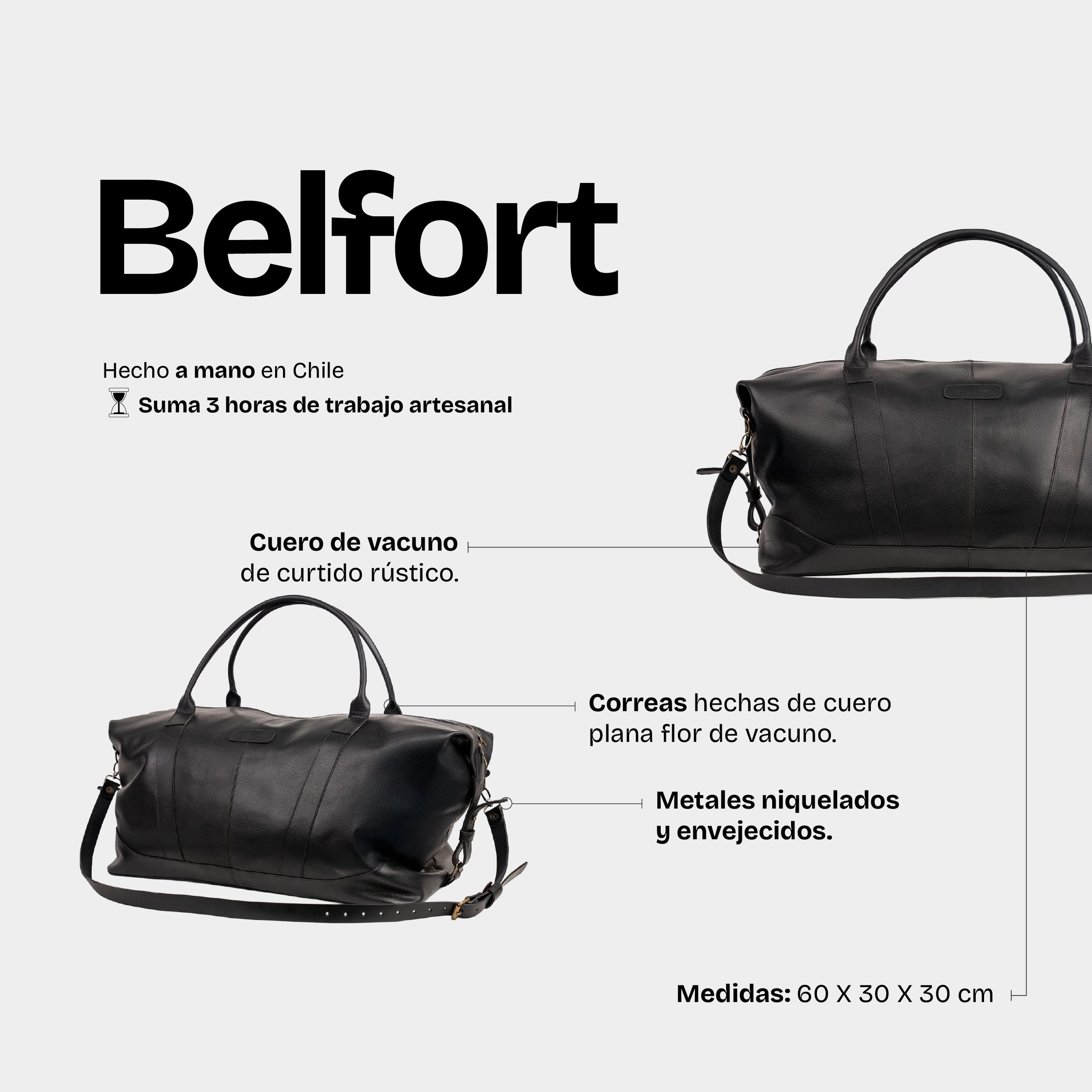Bolso Belfort Negro
