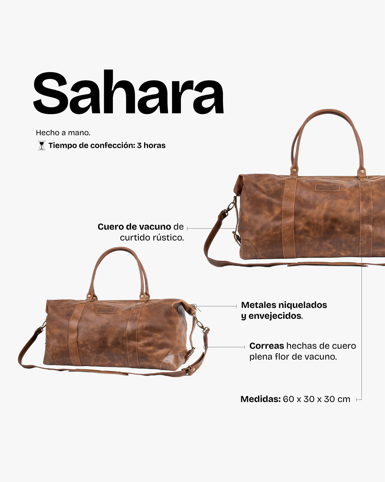 Bolso Sahara Café - Trauko