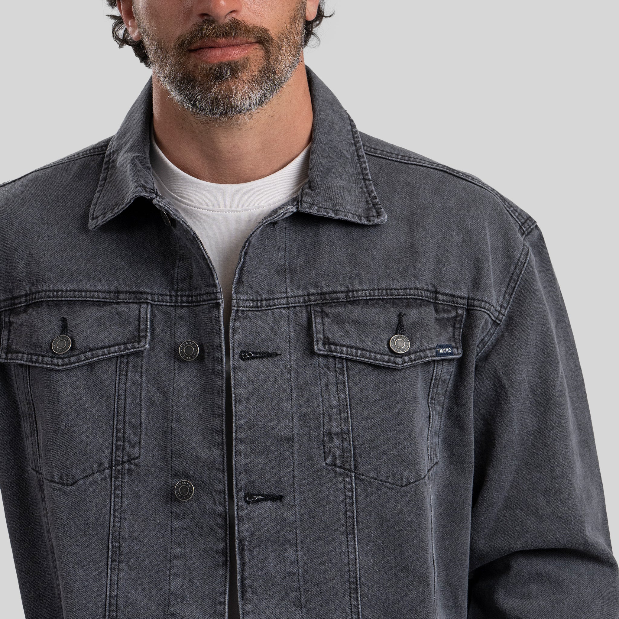 Chaqueta Denim Grey - Trauko