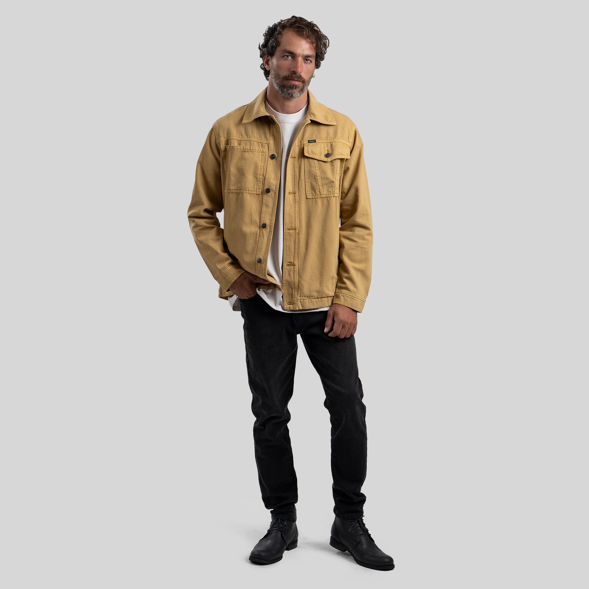 Chaqueta Drill Mostaza