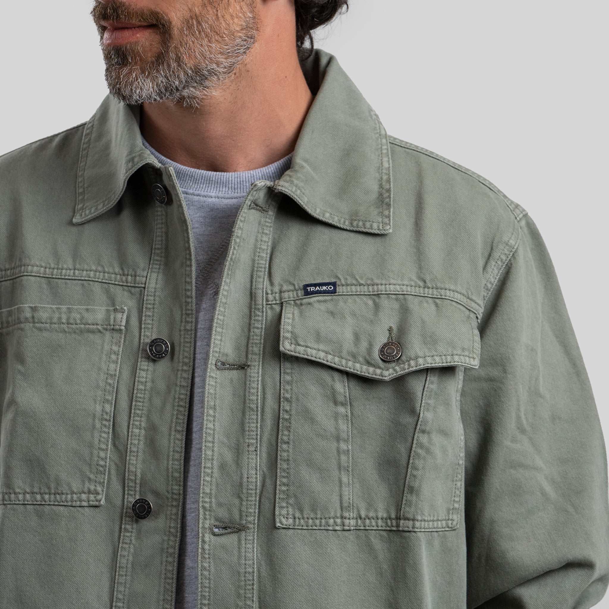 Chaqueta Drill Olive - Trauko