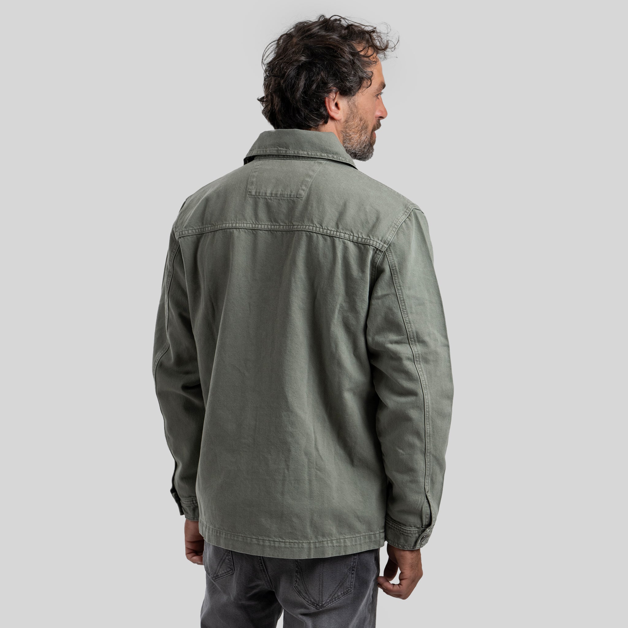 Chaqueta Drill Olive - Trauko