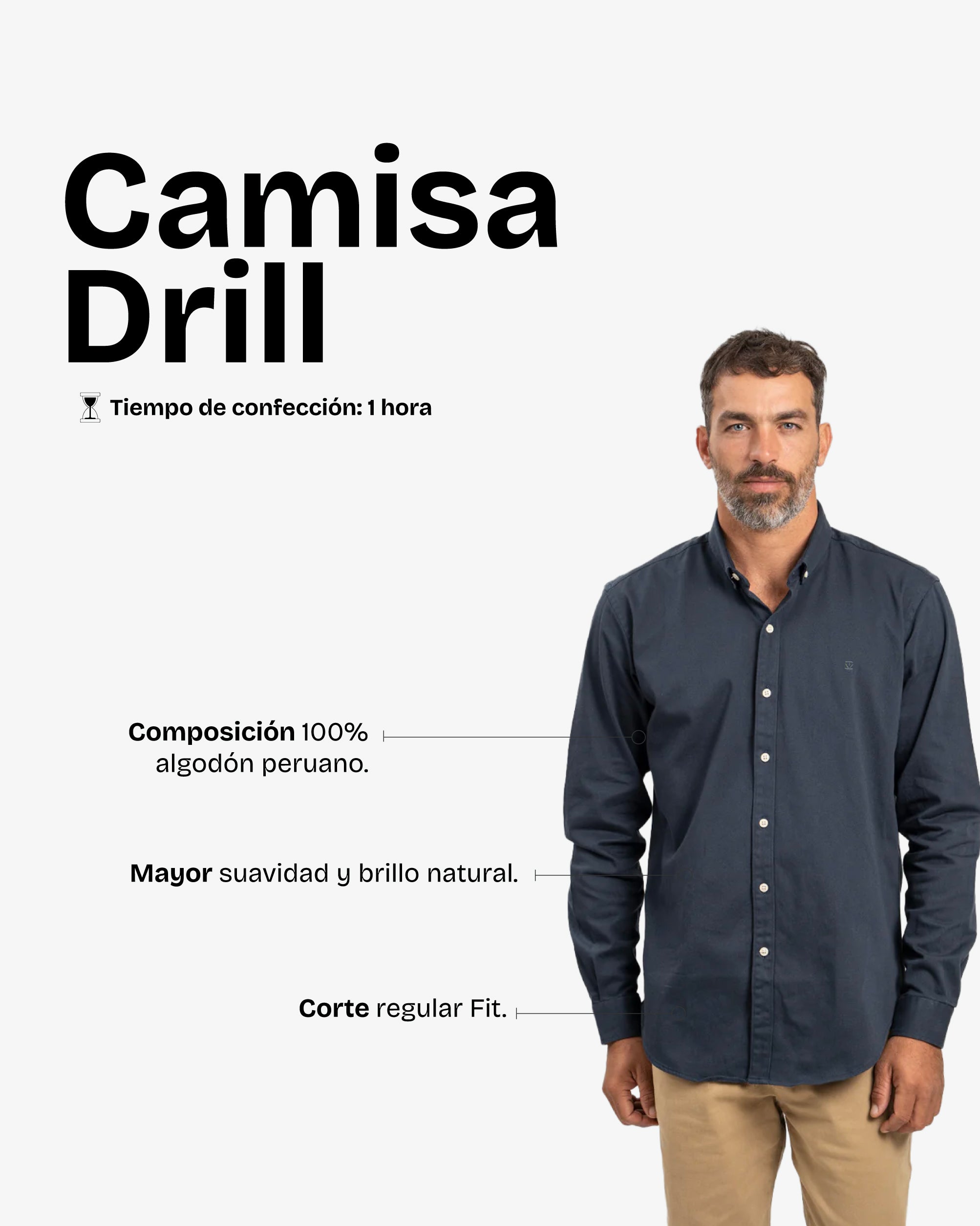Camisa Drill Petróleo