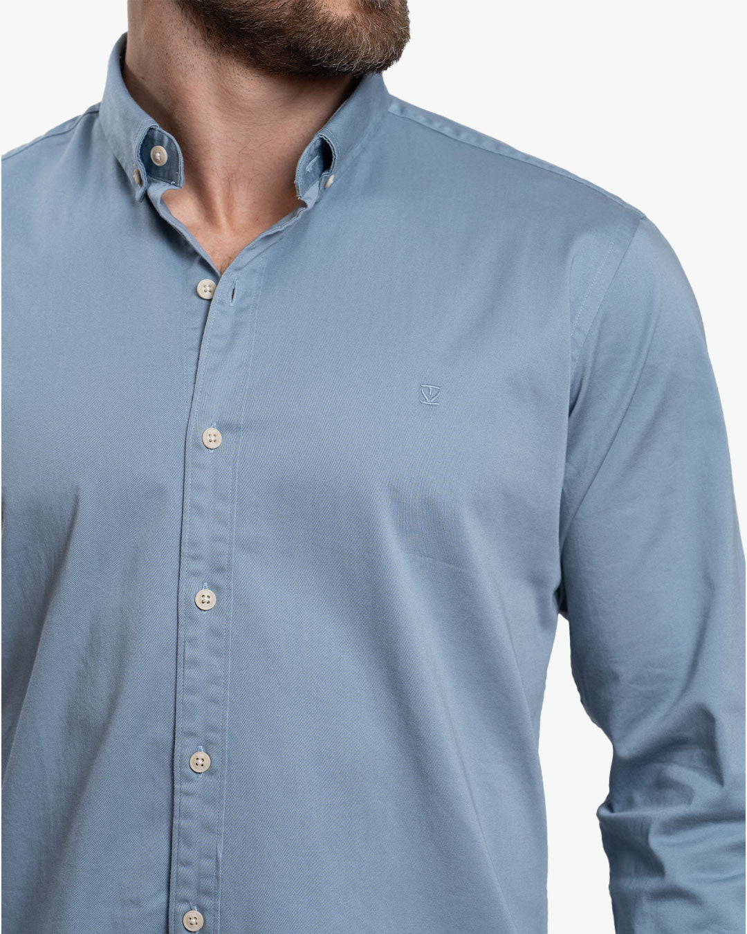Camisa Drill Azul