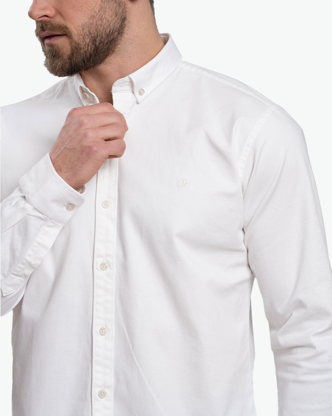 Camisa Drill Blanco