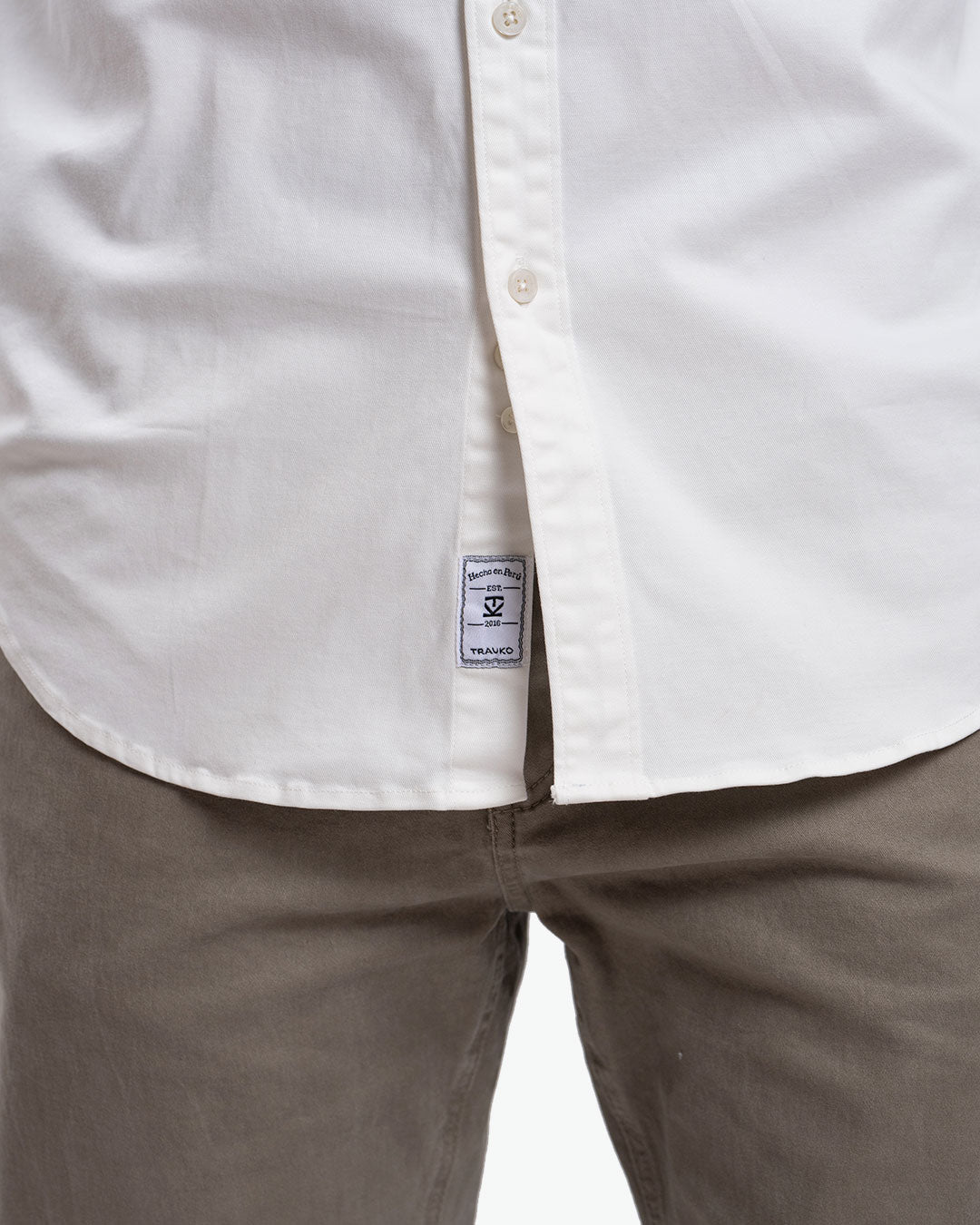 Camisa Drill Blanco