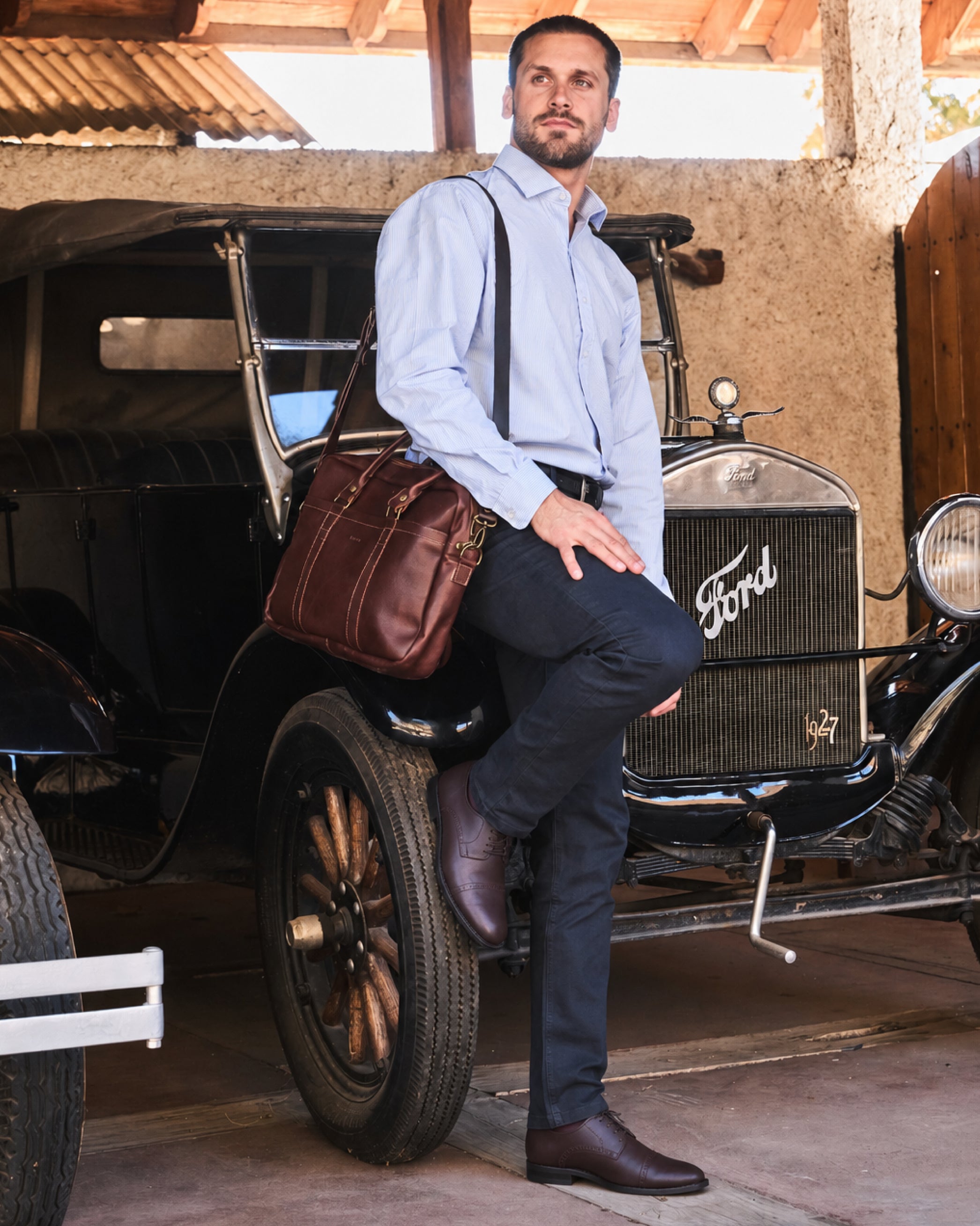 Zapato Hombre Montecarlo Brandy - Trauko