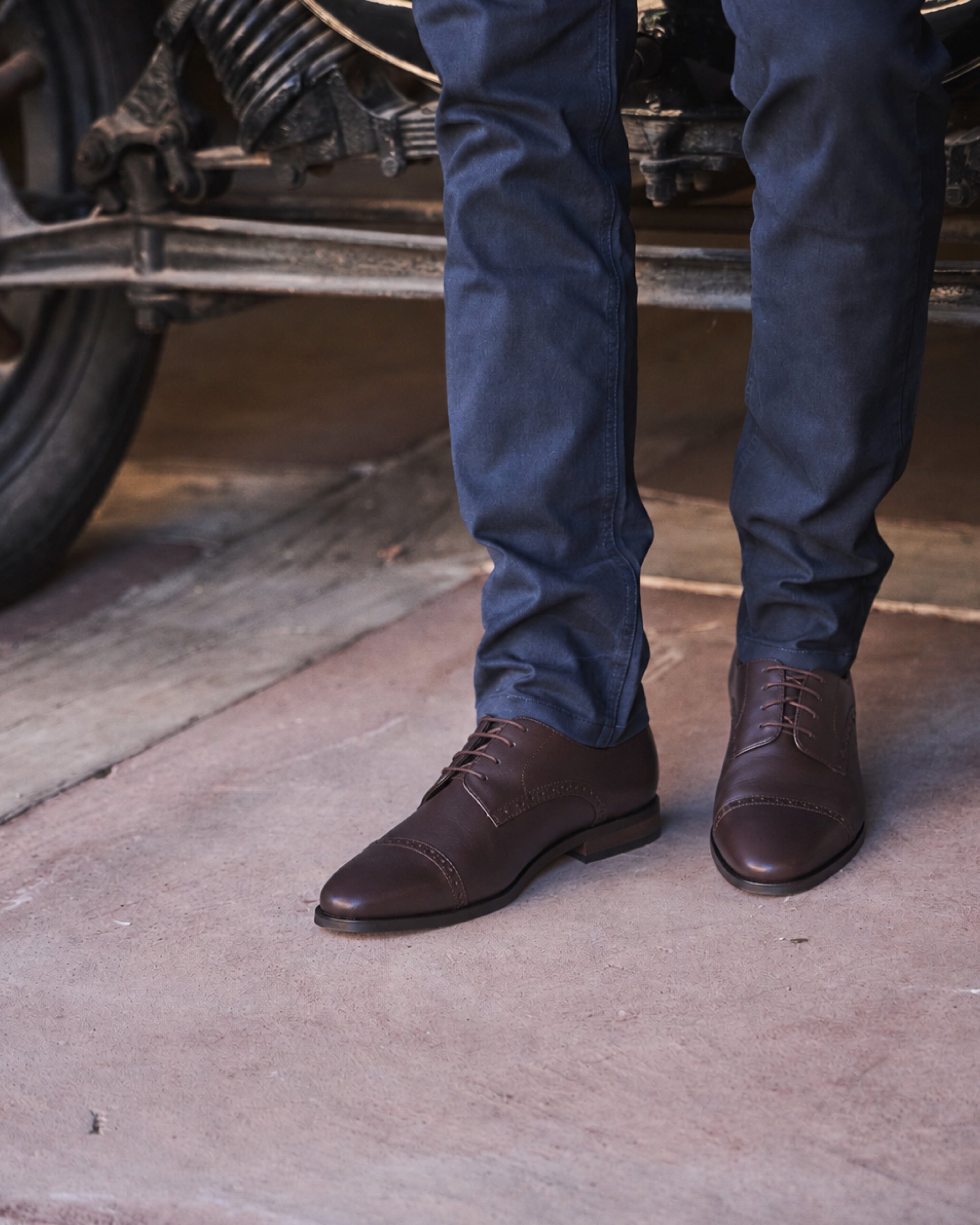 Zapato Hombre Montecarlo Castaño