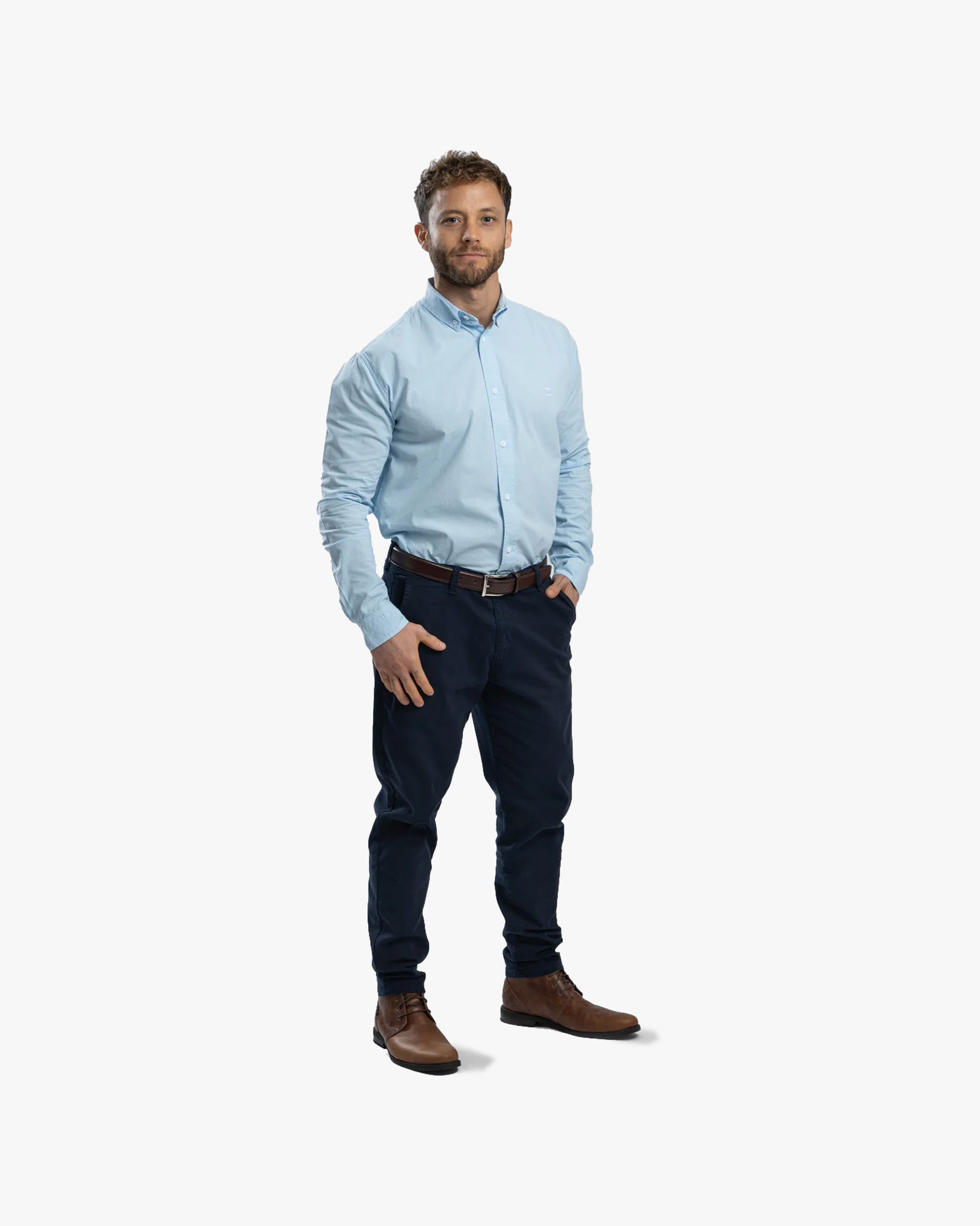 Camisa Oxford '24 Sky - Trauko