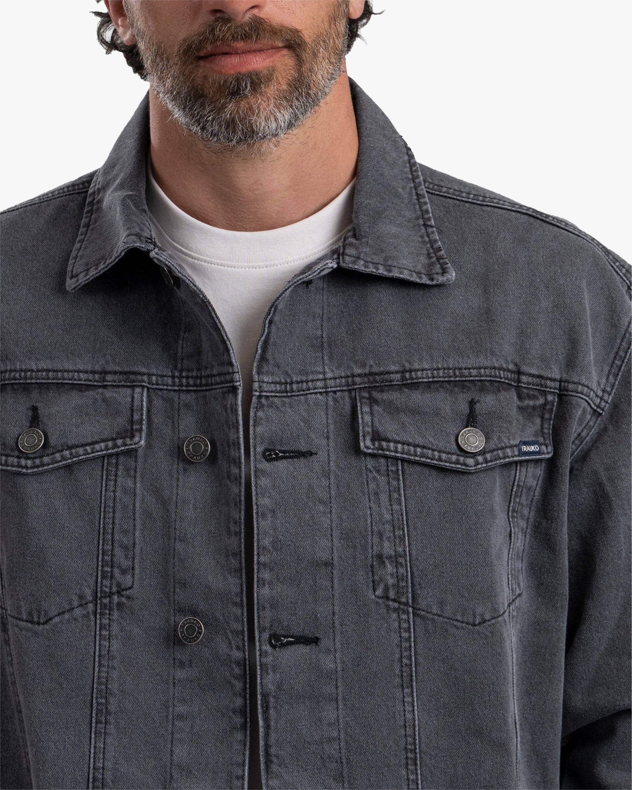 Chaqueta Denim Grey - Trauko