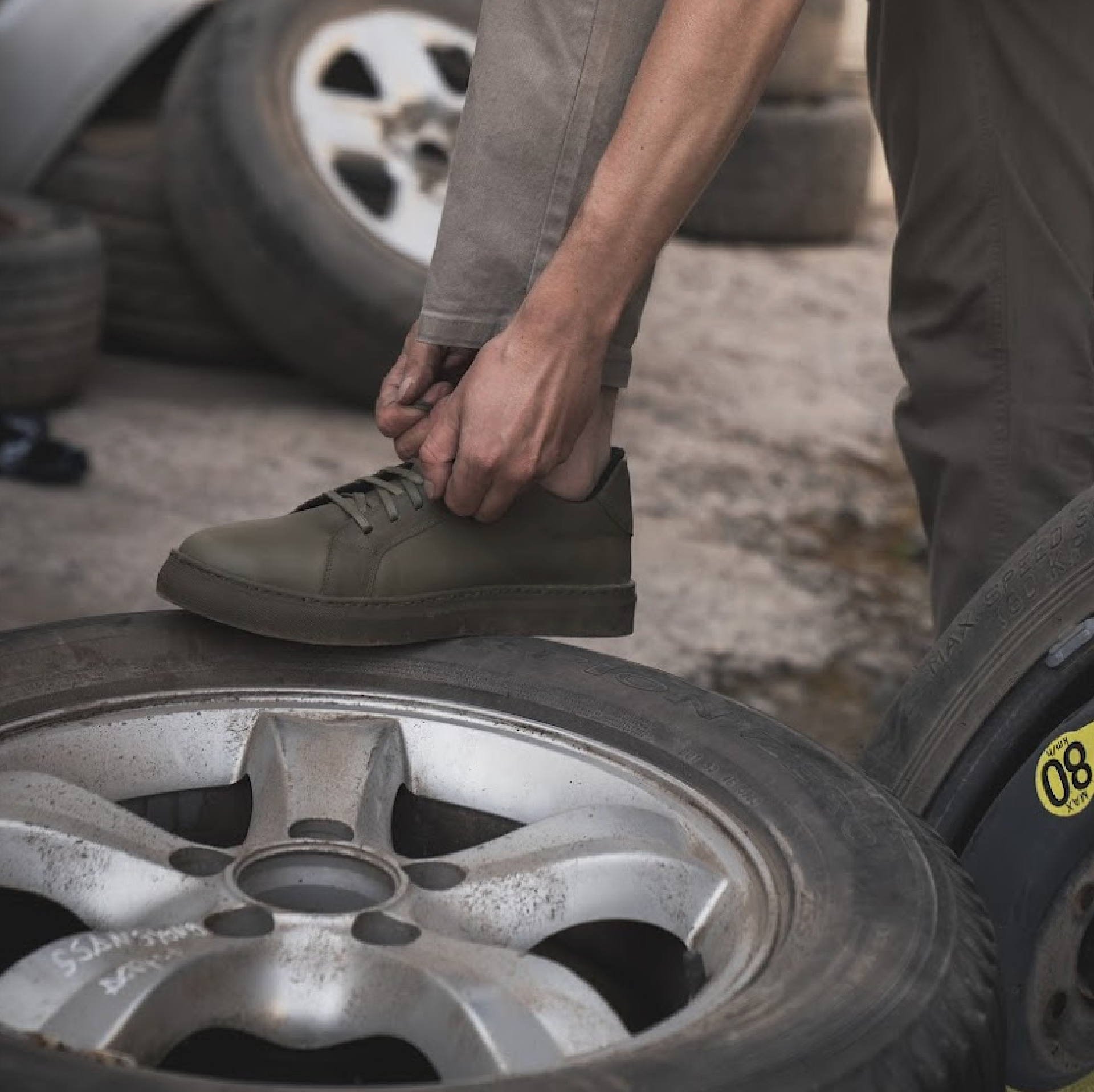 Zapatilla Hombre Montblanc Oliva