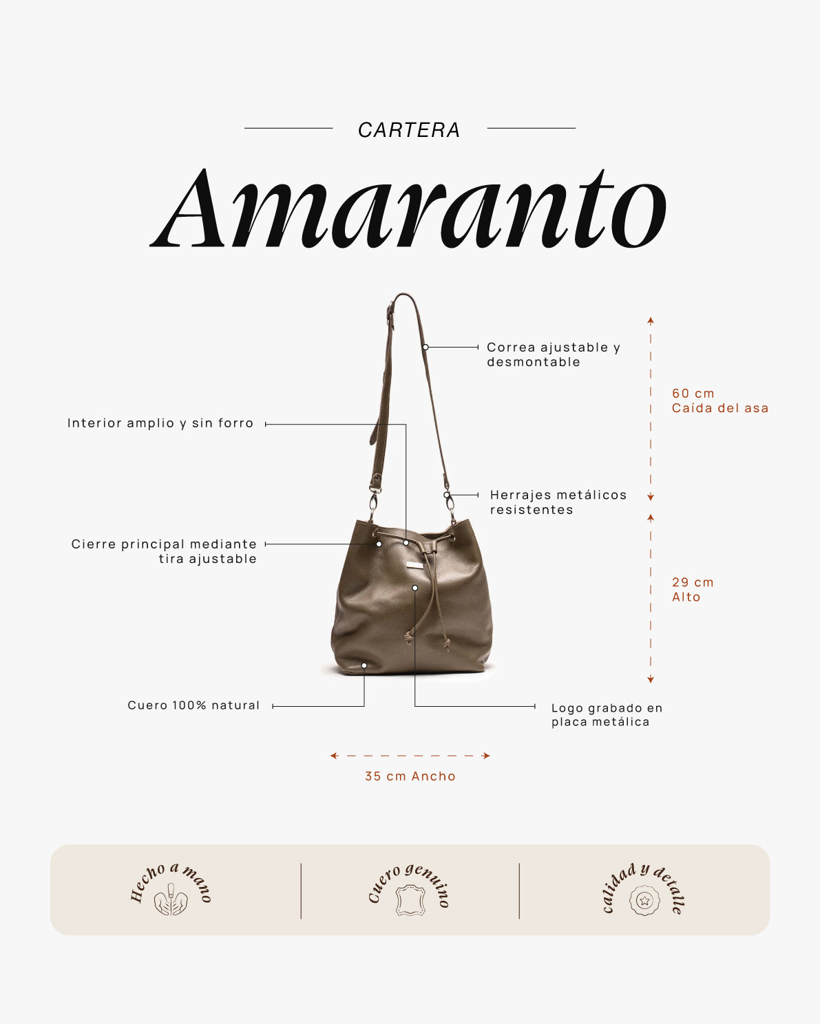 Cartera Amaranto Verde - Galana
