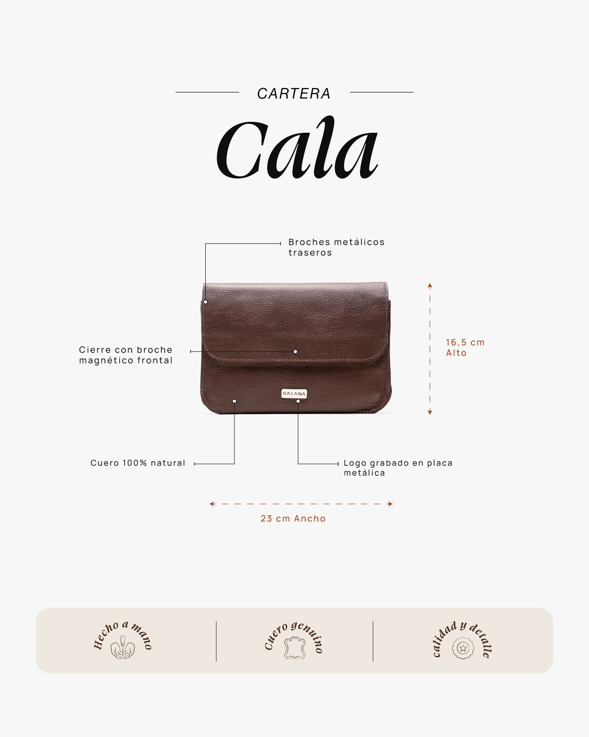 Cartera Cala Castaño - Galana