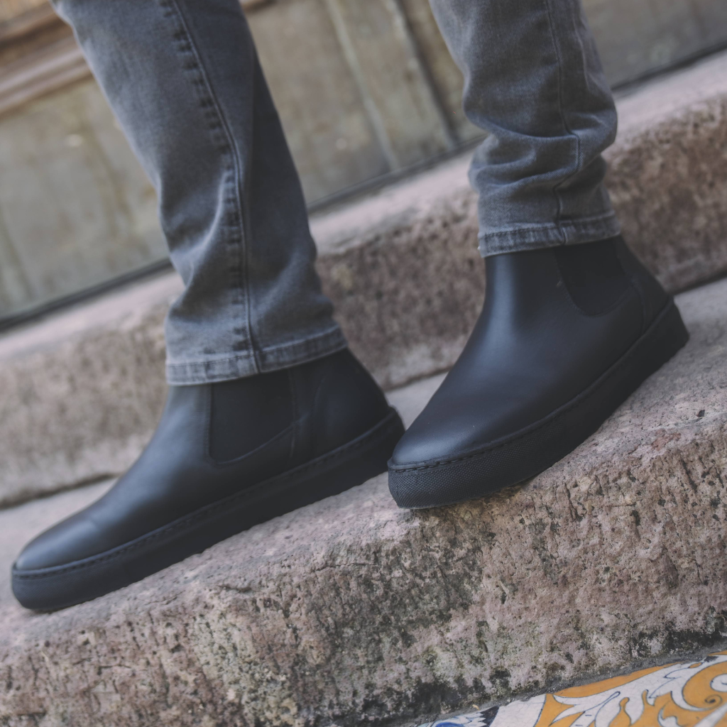 Zapatilla Hombre London Negro
