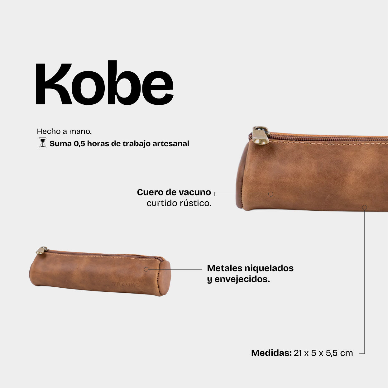 Estuche Kobe Café - Trauko