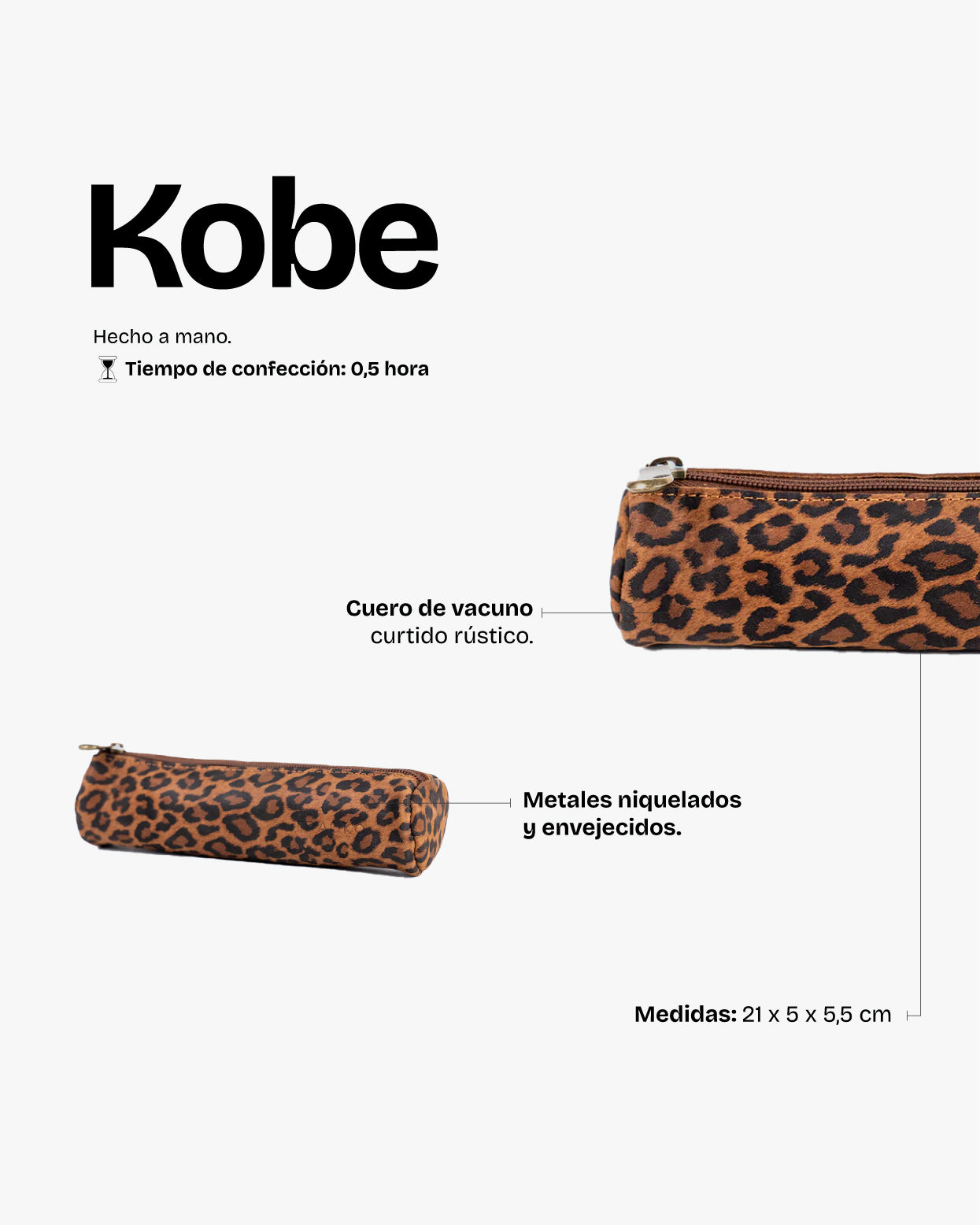 Estuche Kobe Animal Print - Trauko