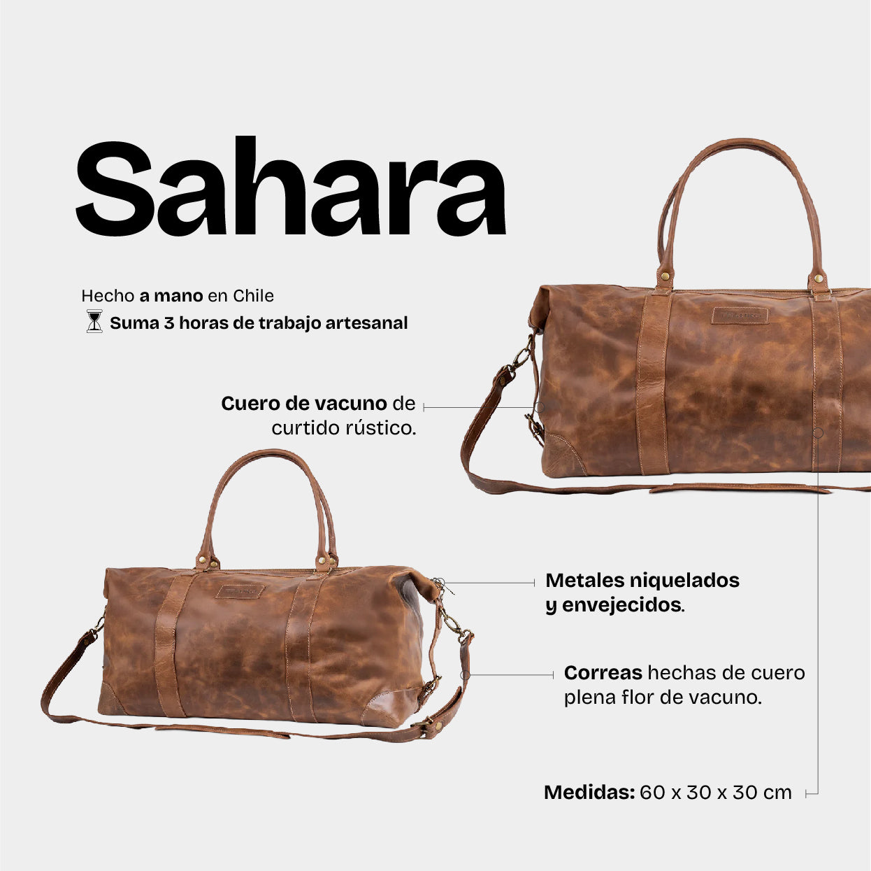Bolso Sahara Café