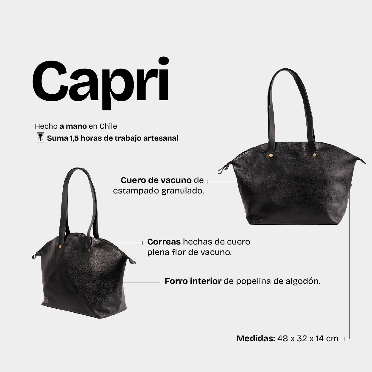 Cartera Capri Negro