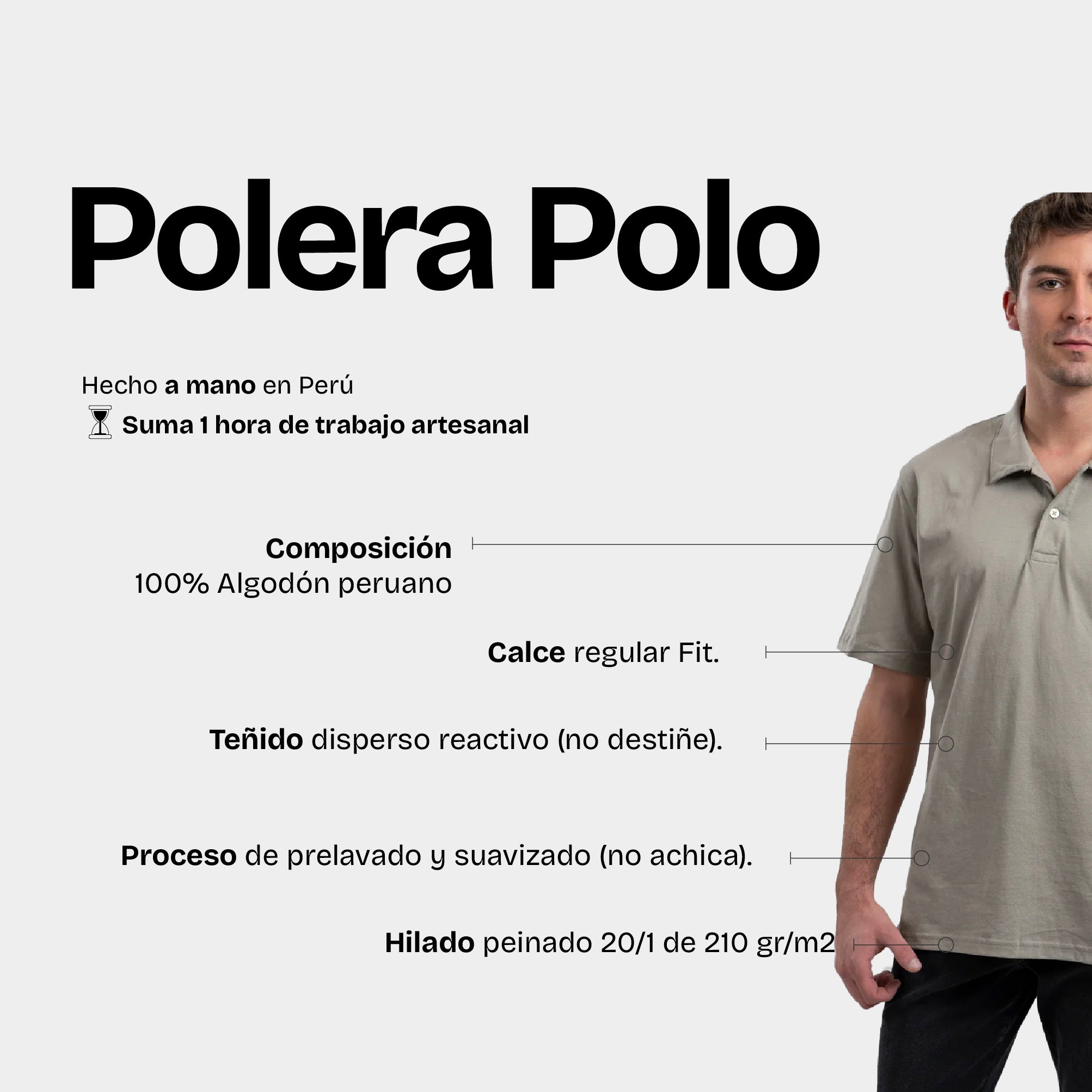 Polera Polo Ash - Trauko