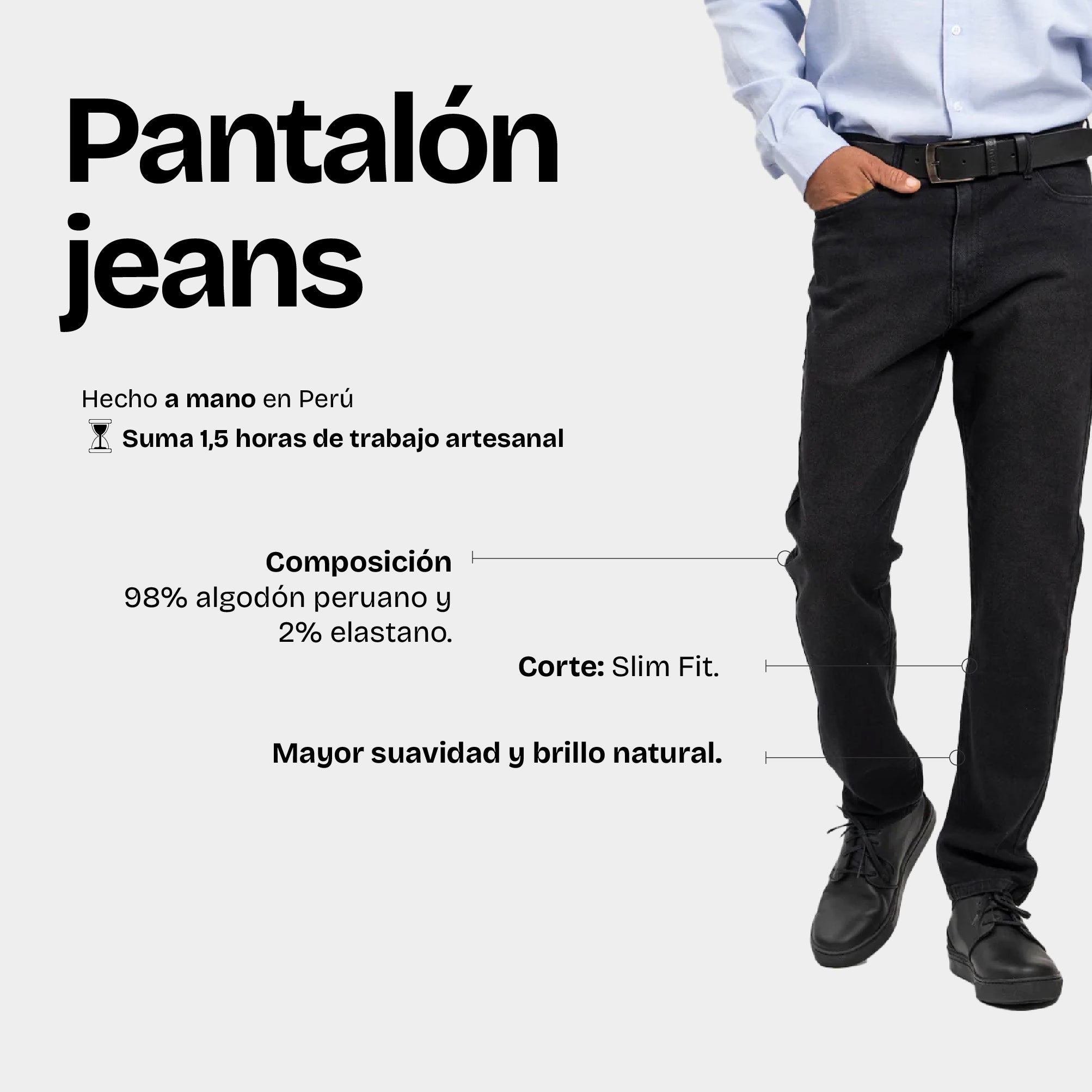 Pantalón Jeans Black