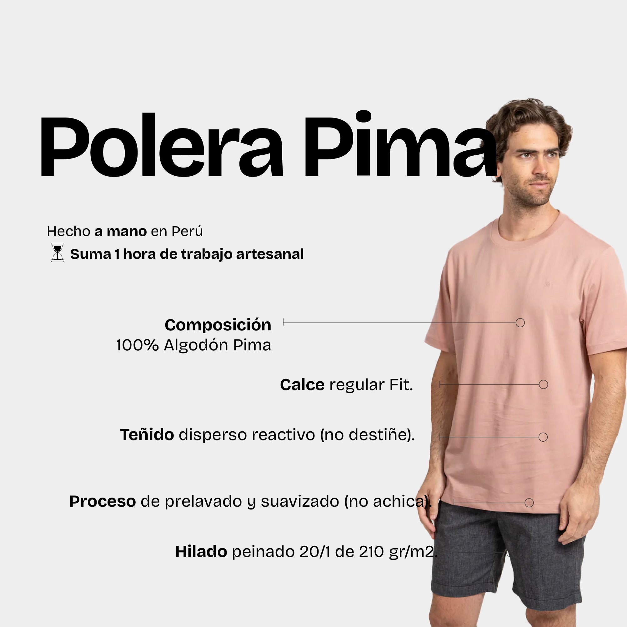Polera Pima Rosa
