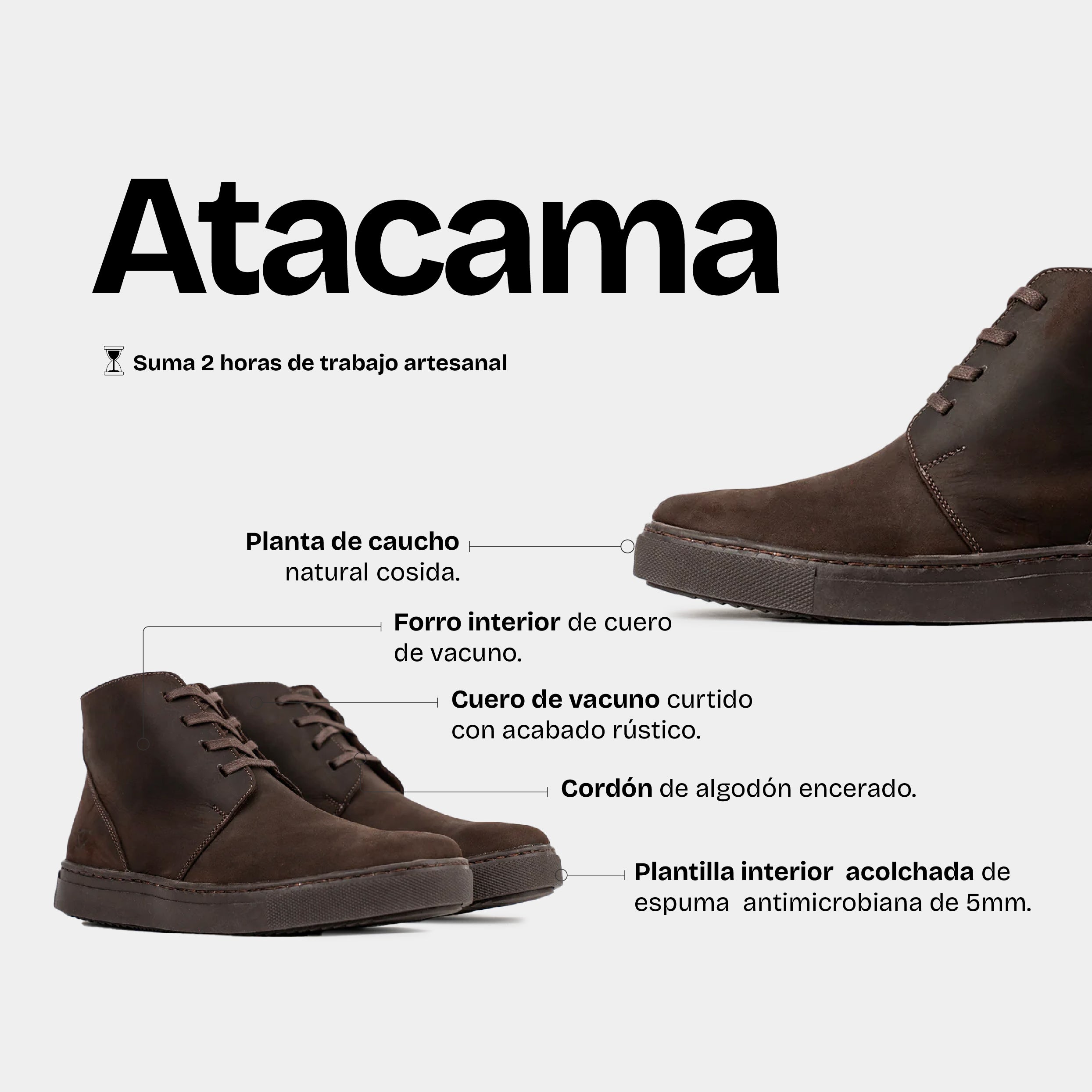 Zapatilla Hombre Atacama Chocolate