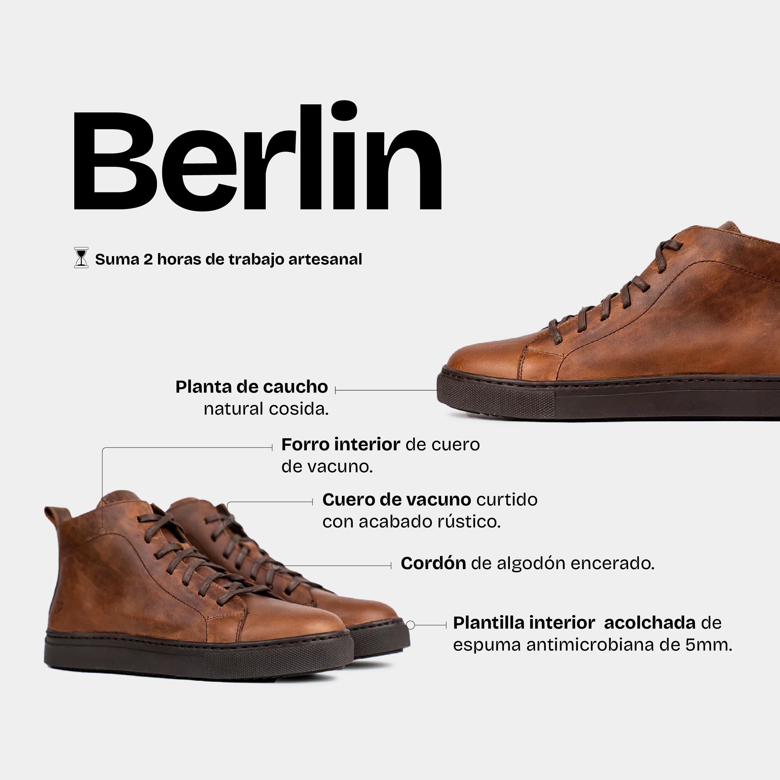 Zapatilla Hombre Berlin Moca