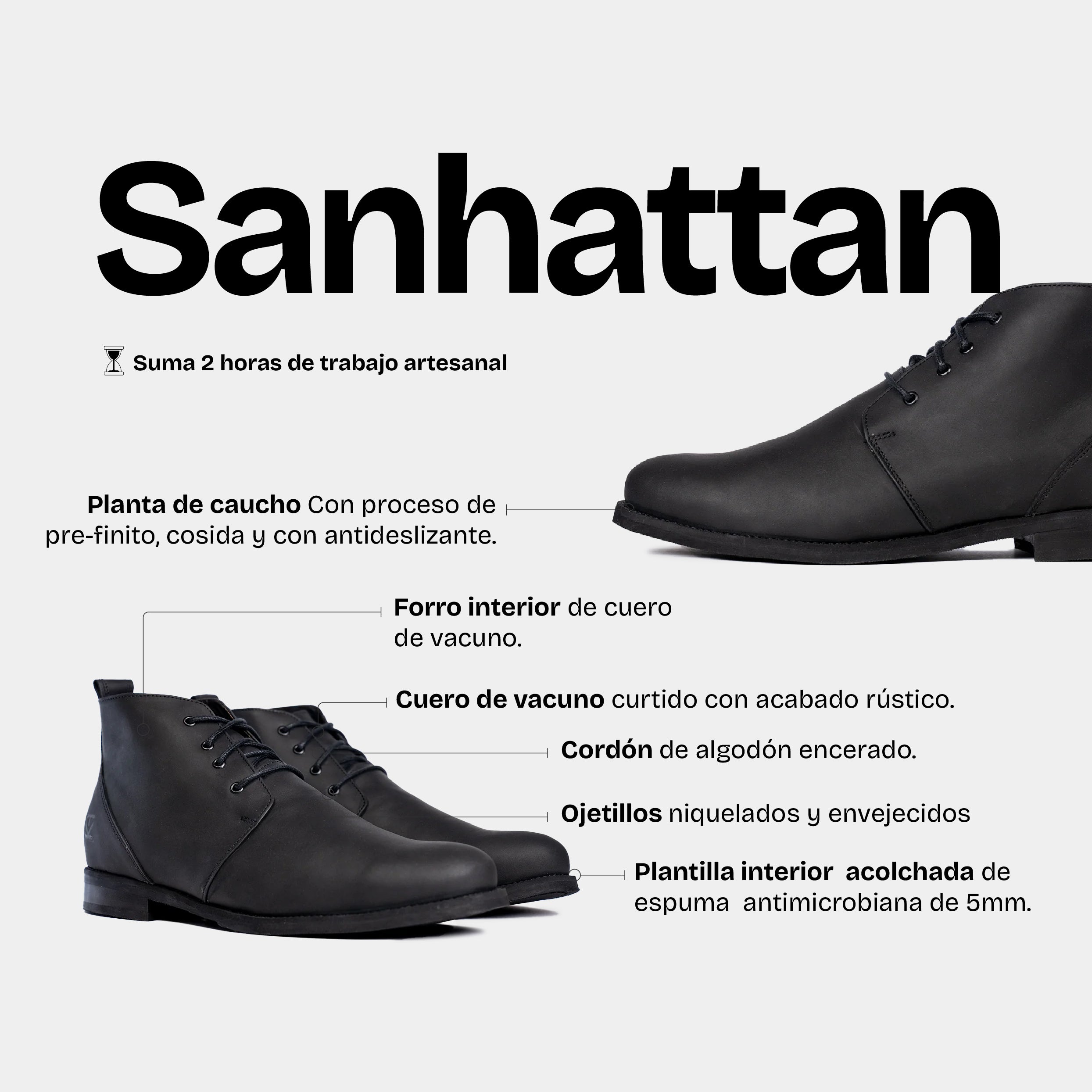 Botín Hombre Sanhattan Mate