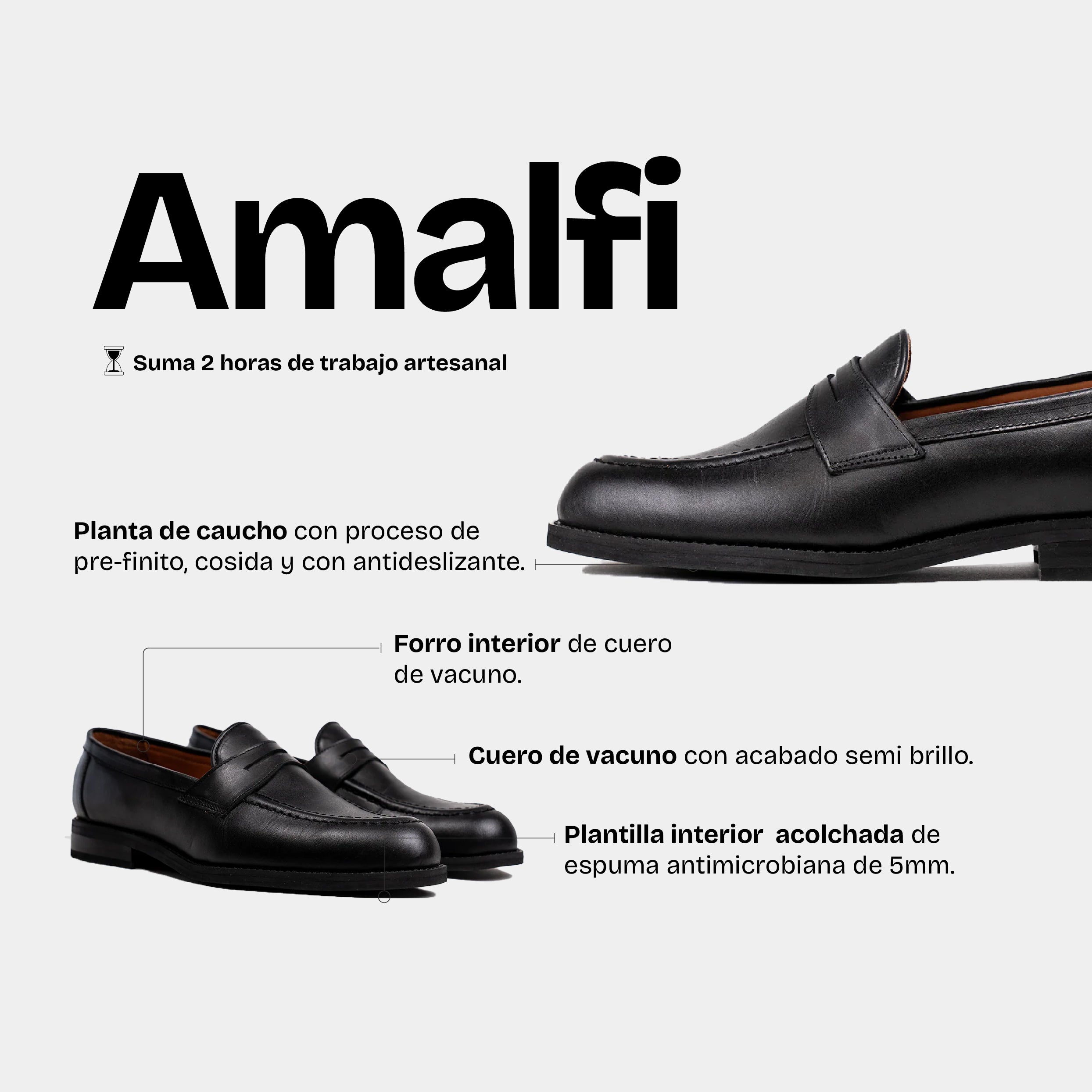 Zapato Hombre Amalfi Negro