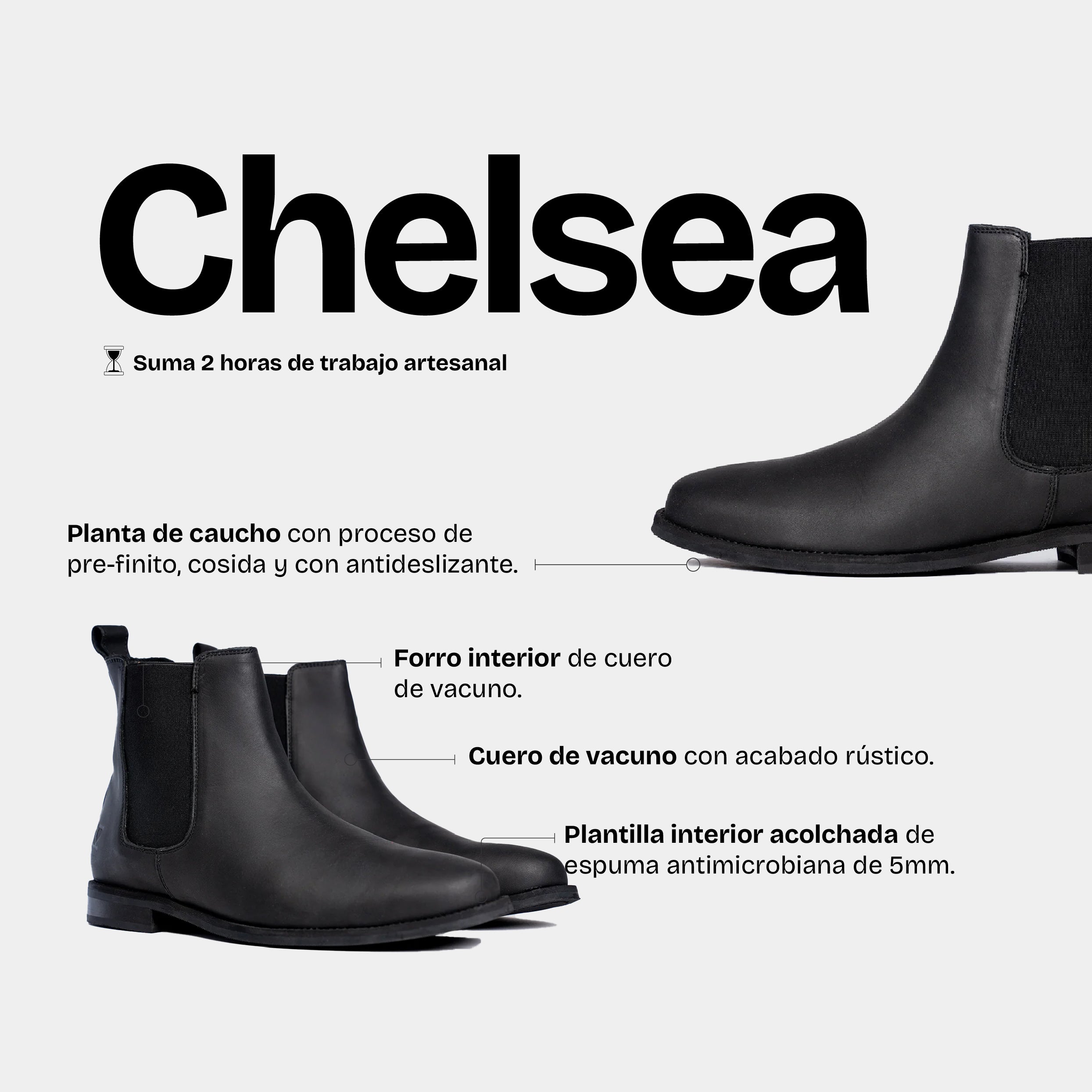 Botín Hombre Chelsea Mate