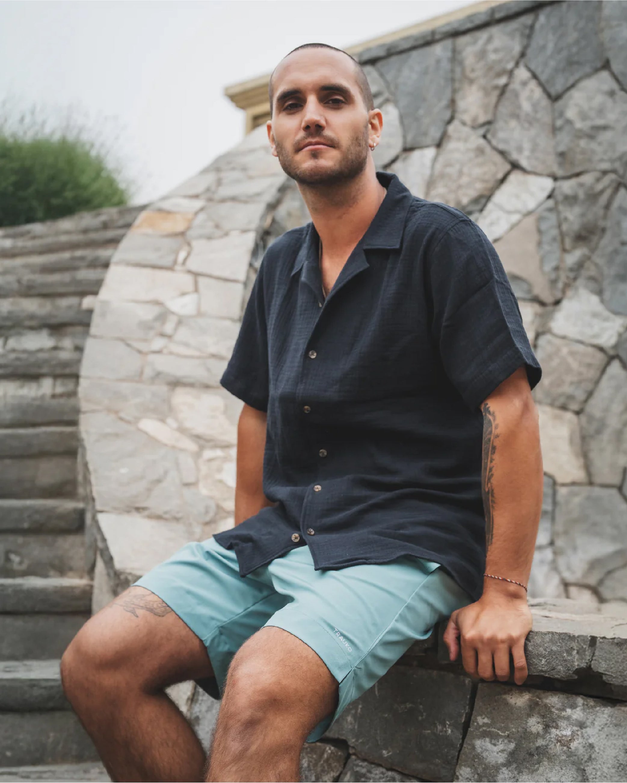Traje de Baño Liso Aqua