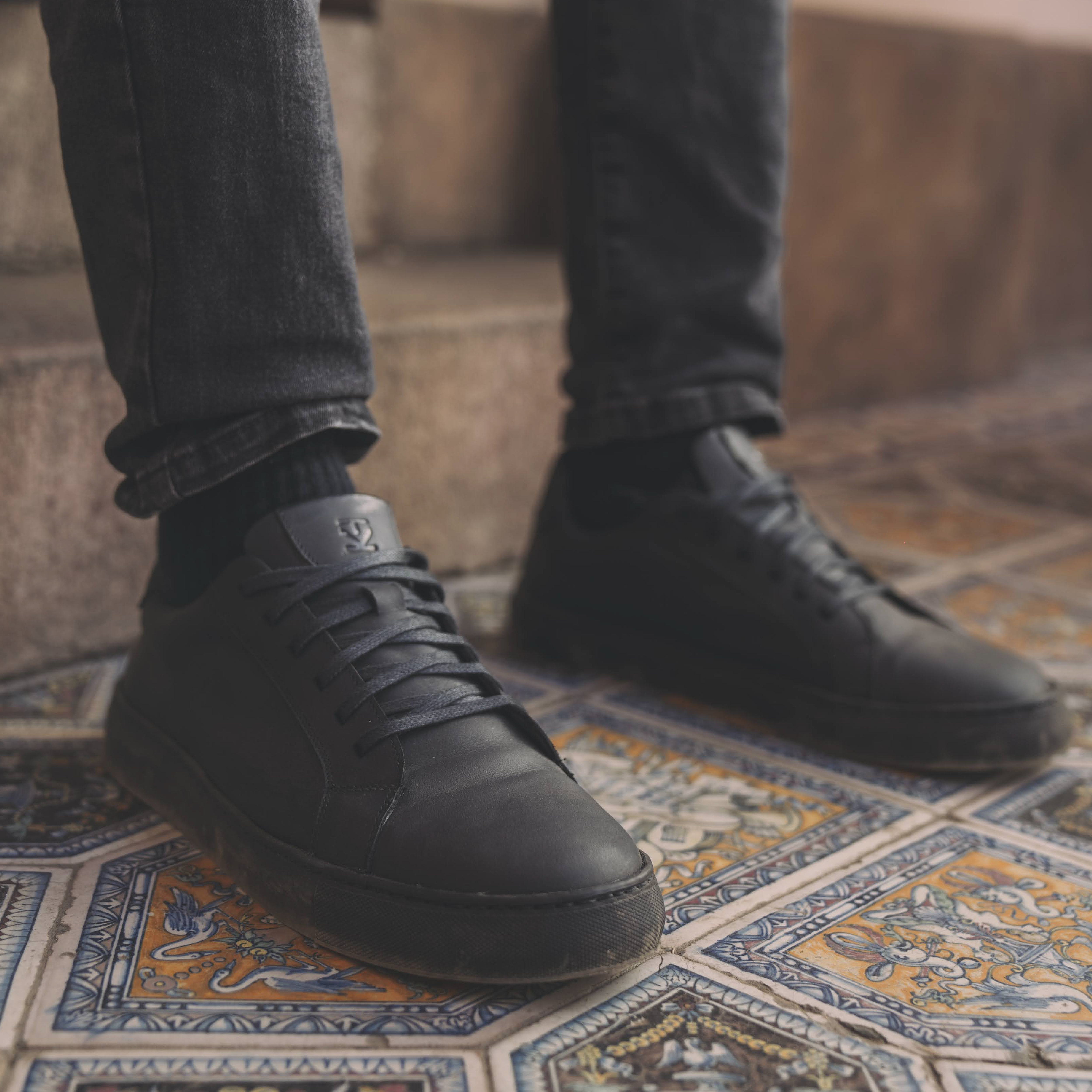 Zapatilla Hombre Montblanc Negro - Trauko