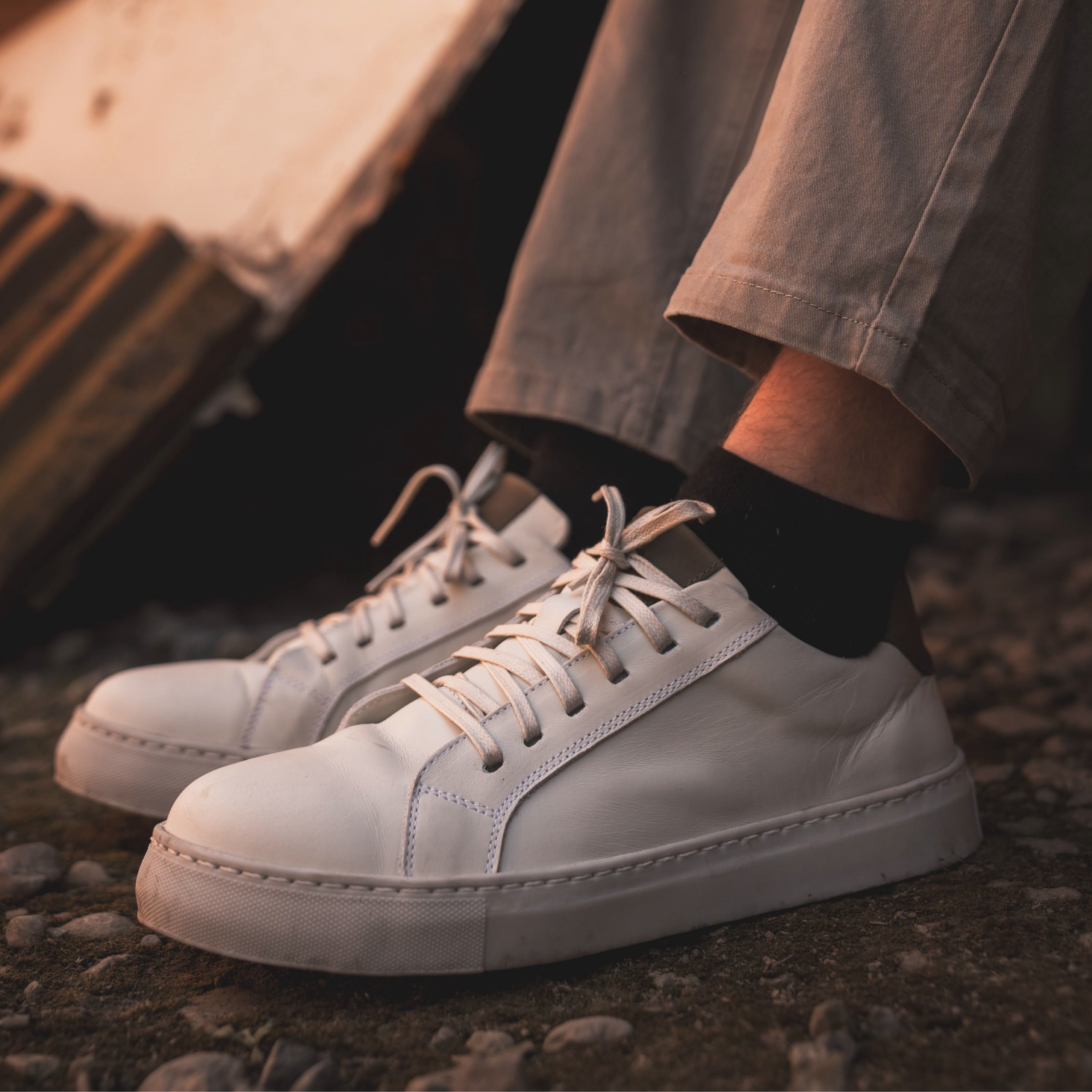 Zapatilla Hombre Montblanc Blanco/Oliva