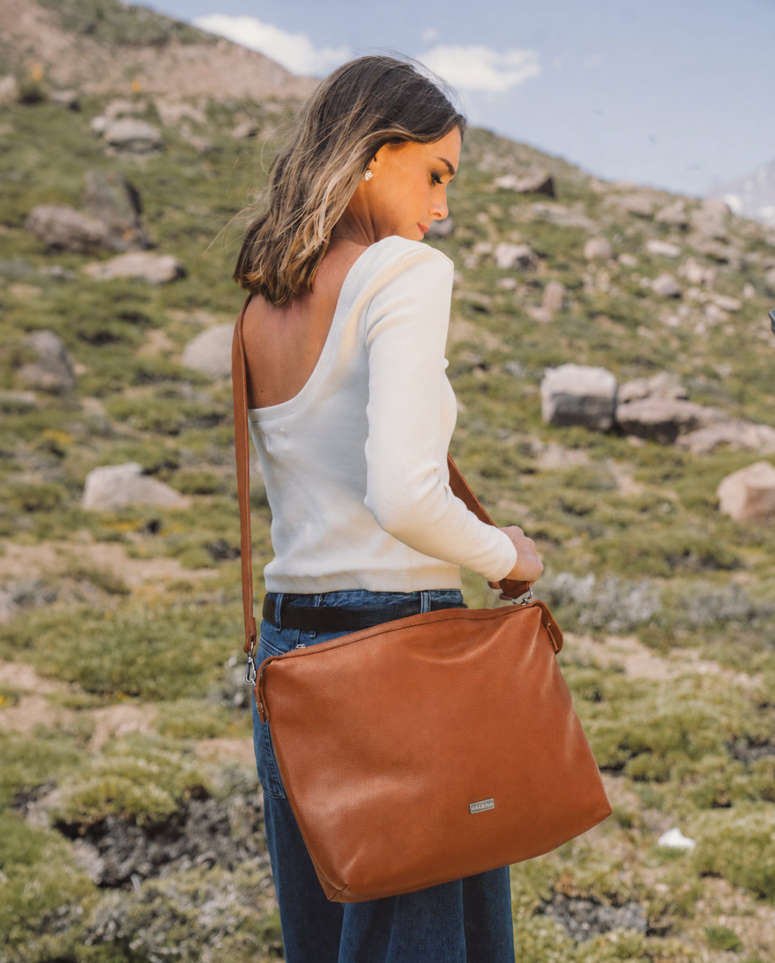 Funda Notebook Cosmos Cognac - Galana