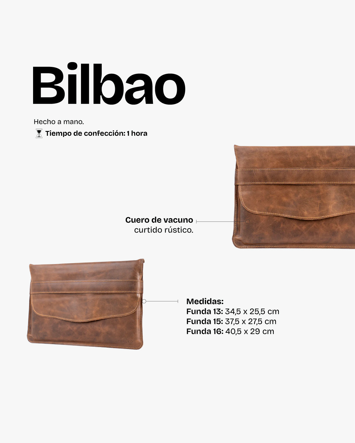 Funda Notebook Bilbao Café - Trauko