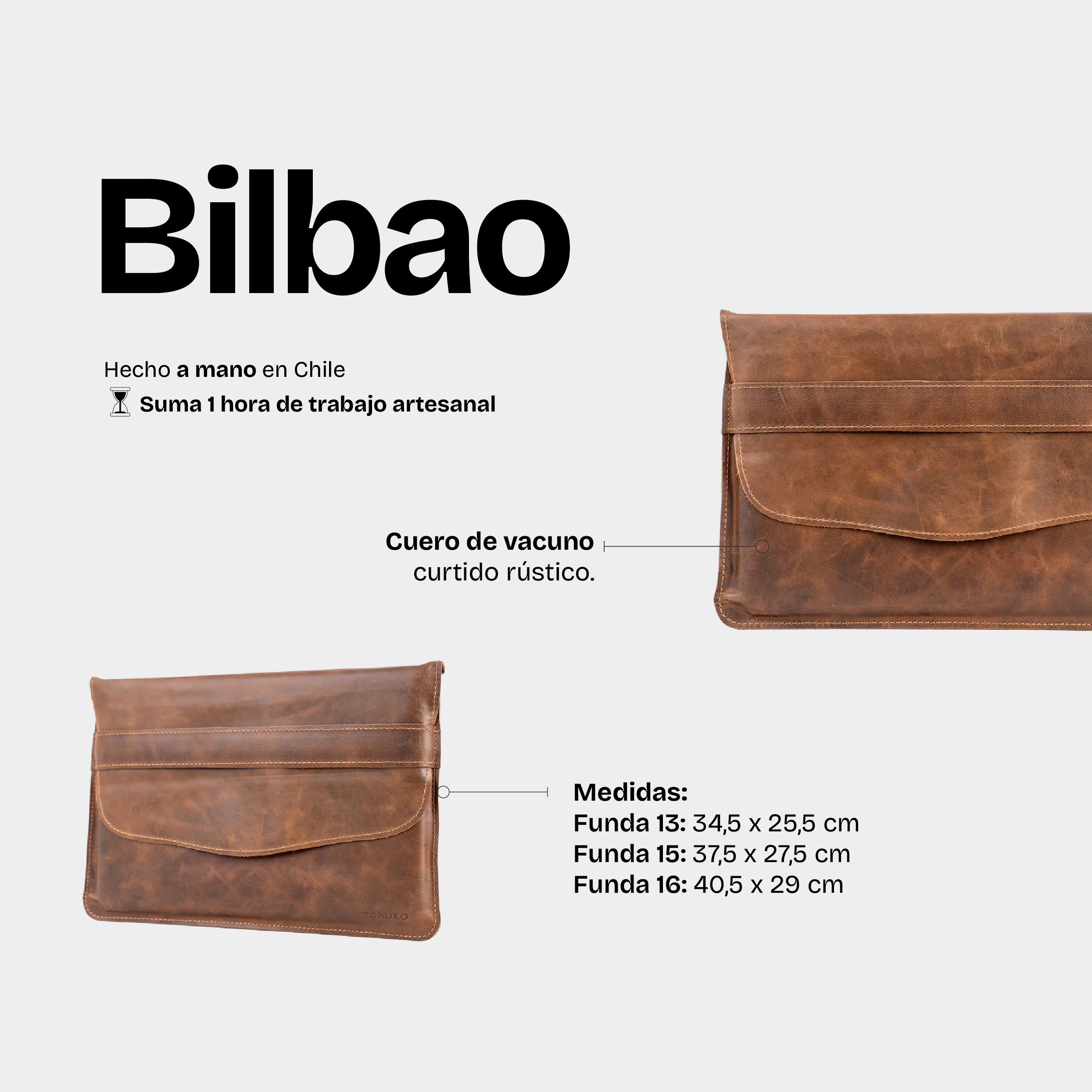 Funda Notebook Bilbao Café - Trauko